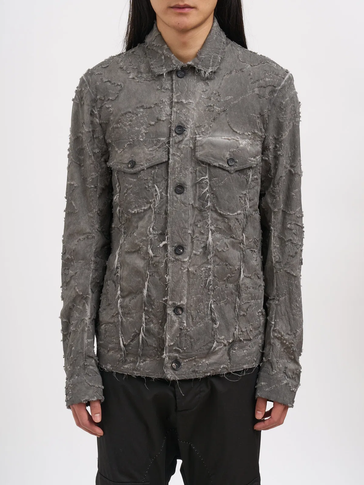 Masnada Wrinkled Effect Jacket