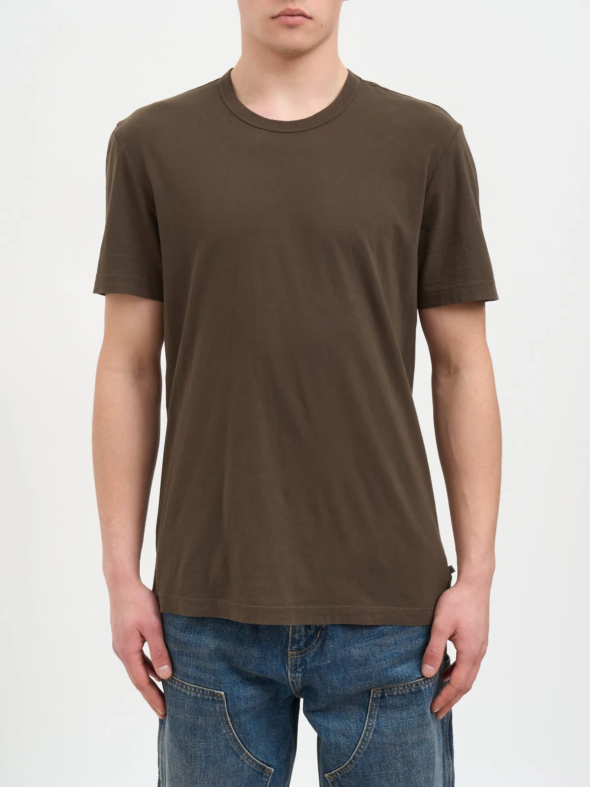 James Perse Crew Neck Cotton T-Shirt