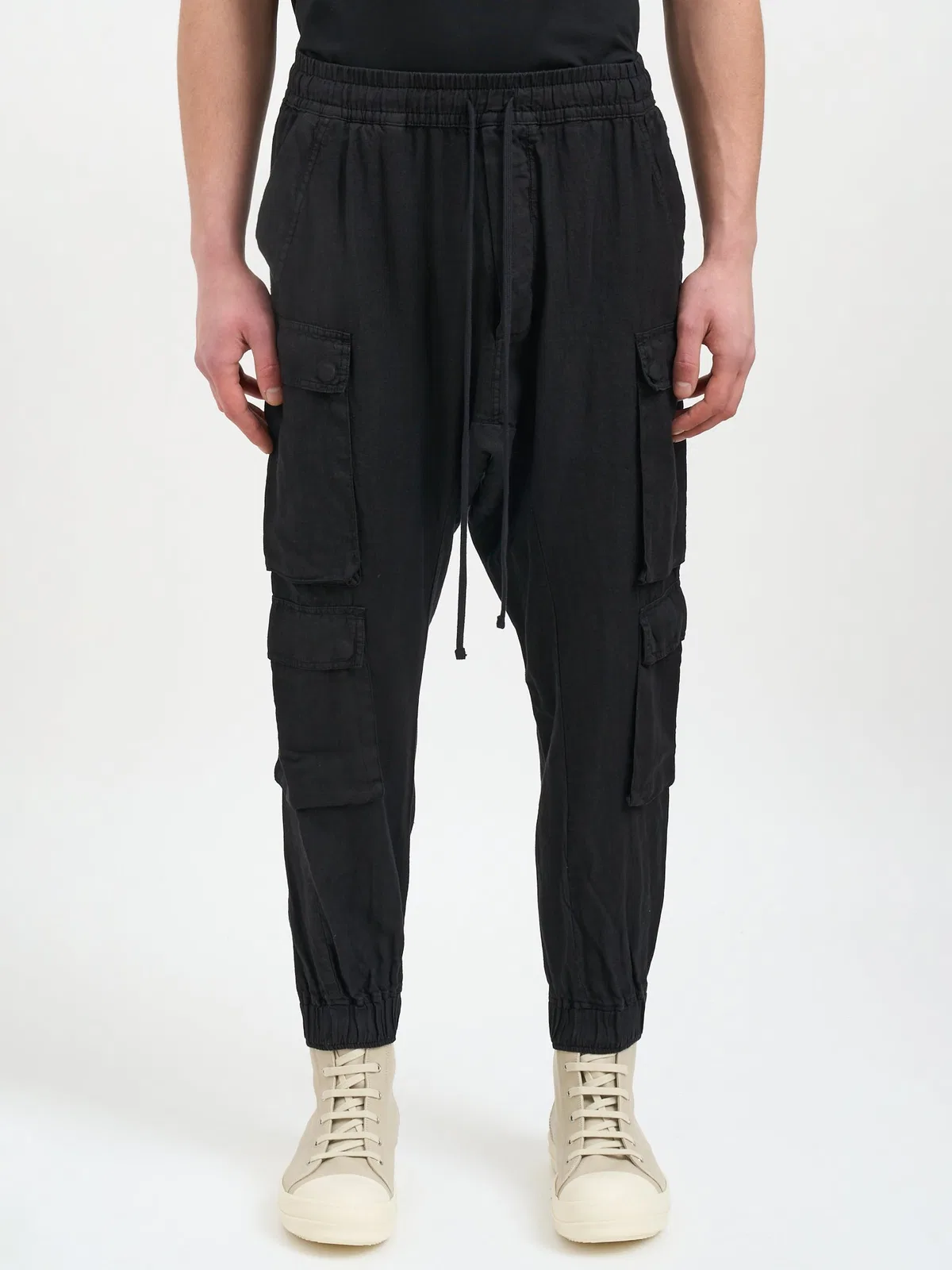 Thom Krom Double Cargo Linen Trousers