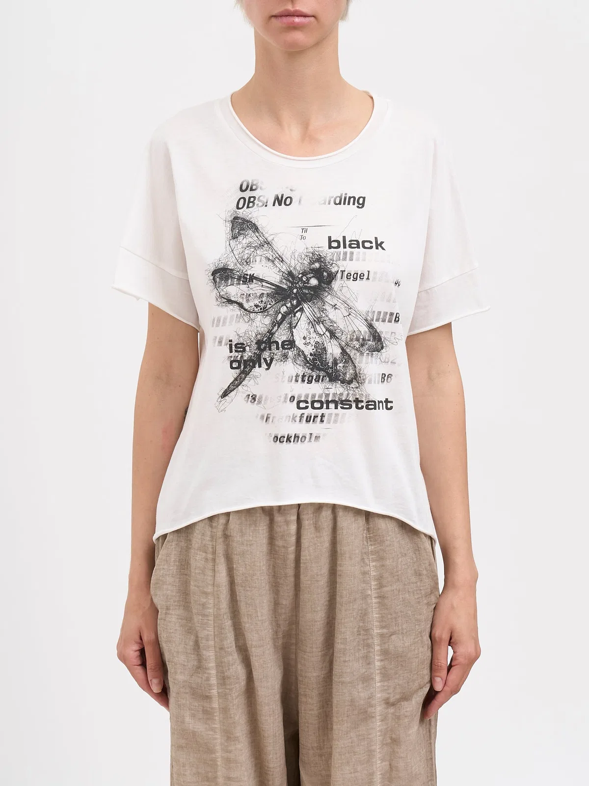 Studio B3 Cotton T-Shirt With Graphic Print