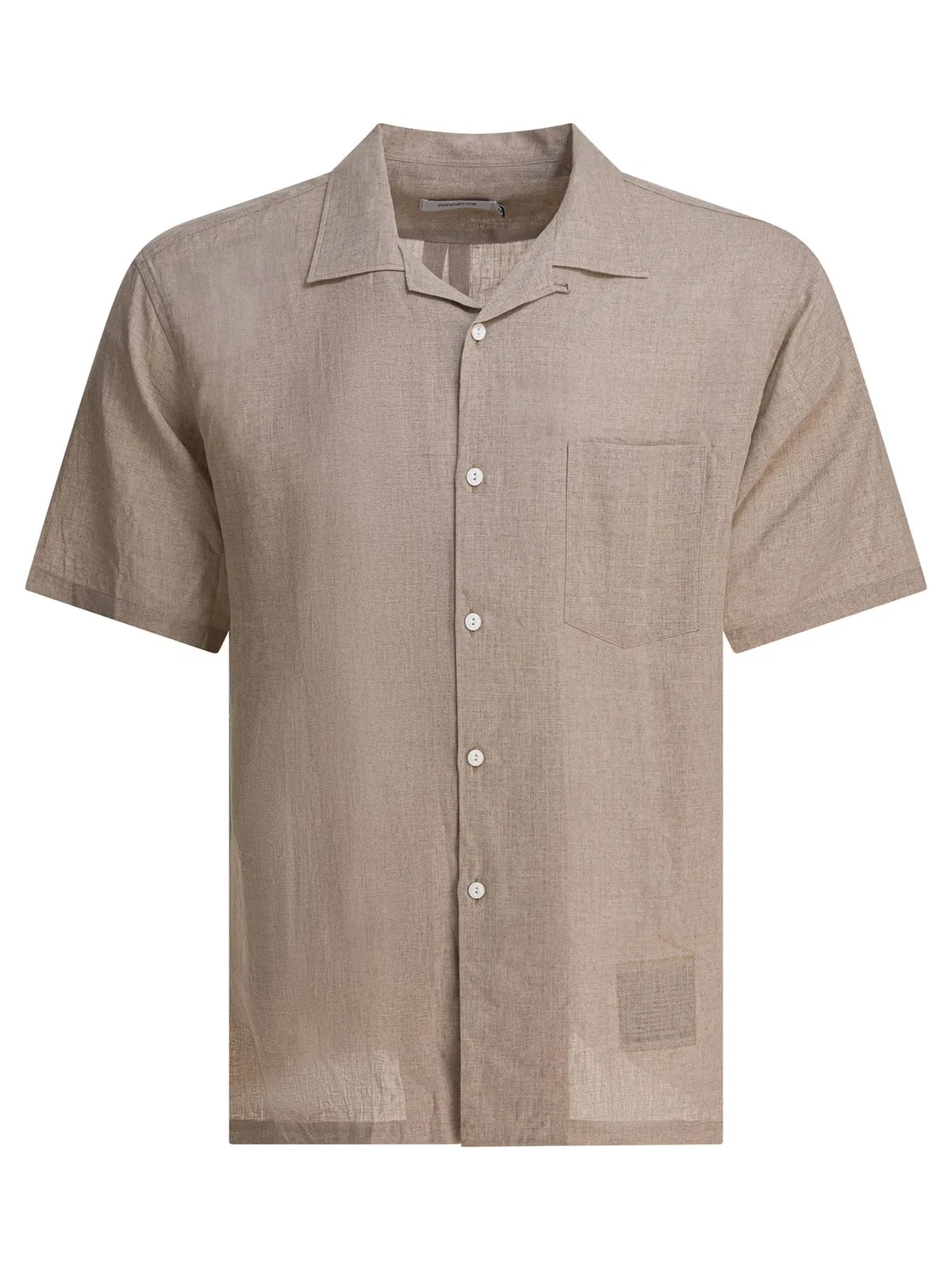 Nonnative Beige Linen Shirt