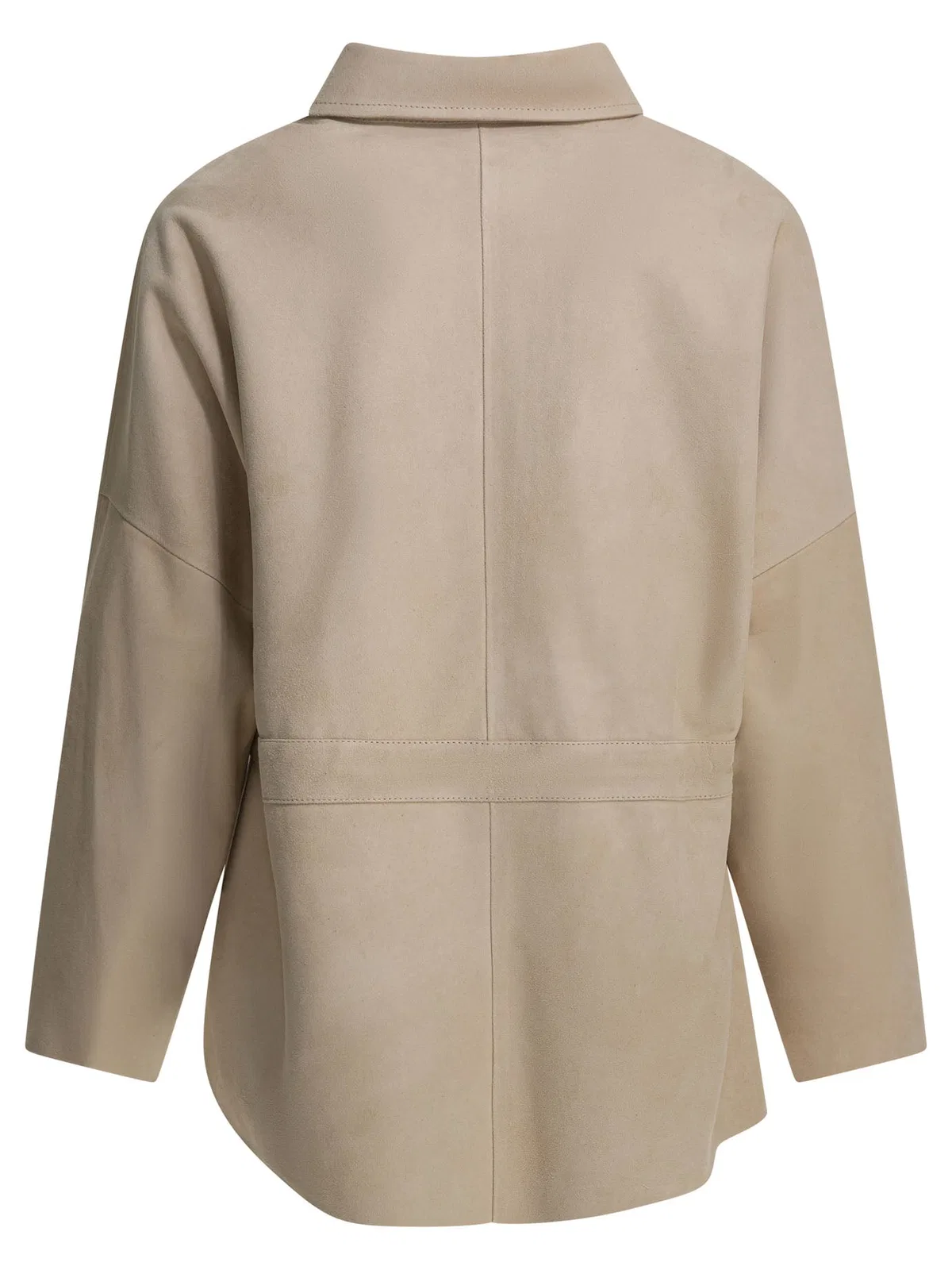 Furling by Giani Beige Lamb Leather Jacket