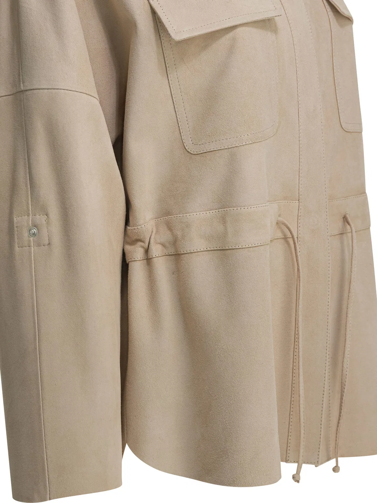 Furling by Giani Beige Lamb Leather Jacket