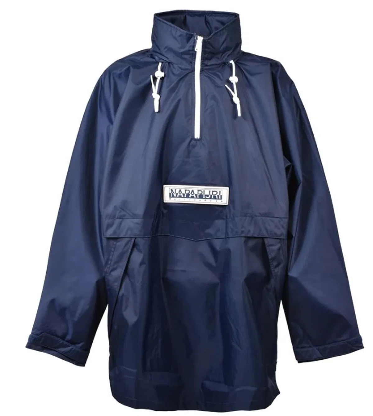 Napapijri Navy Blue Nylon Coat