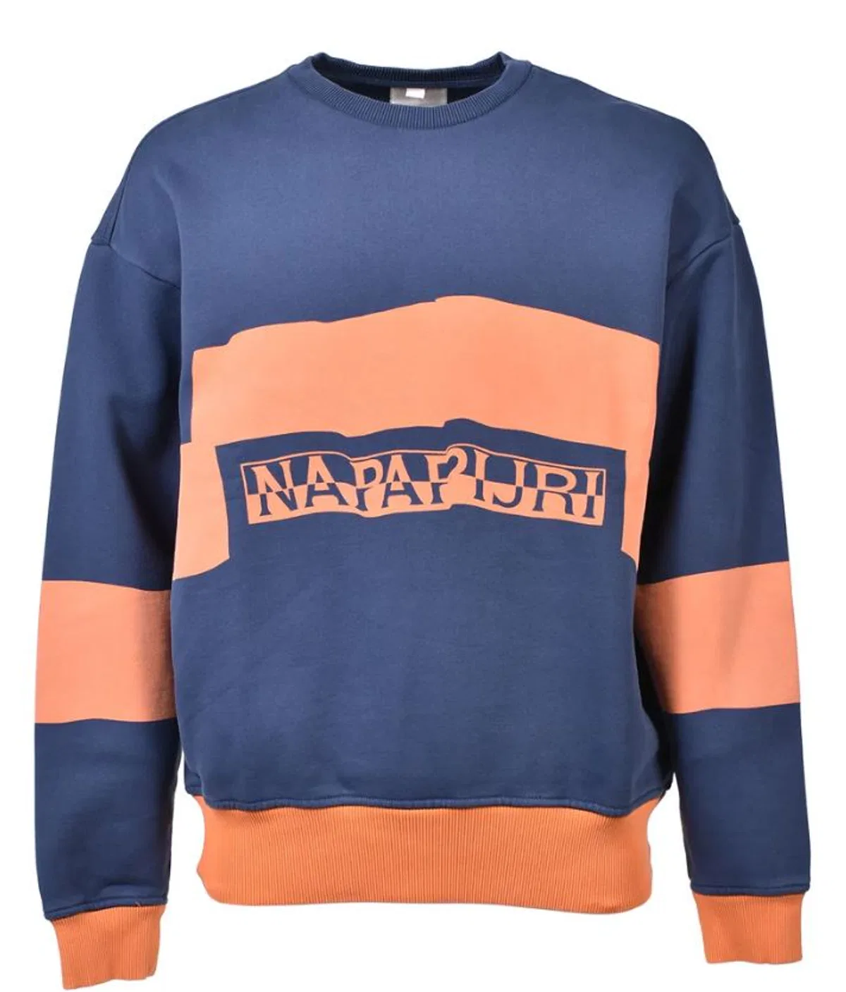 Napapijri Navy Blue Cotton Sweater