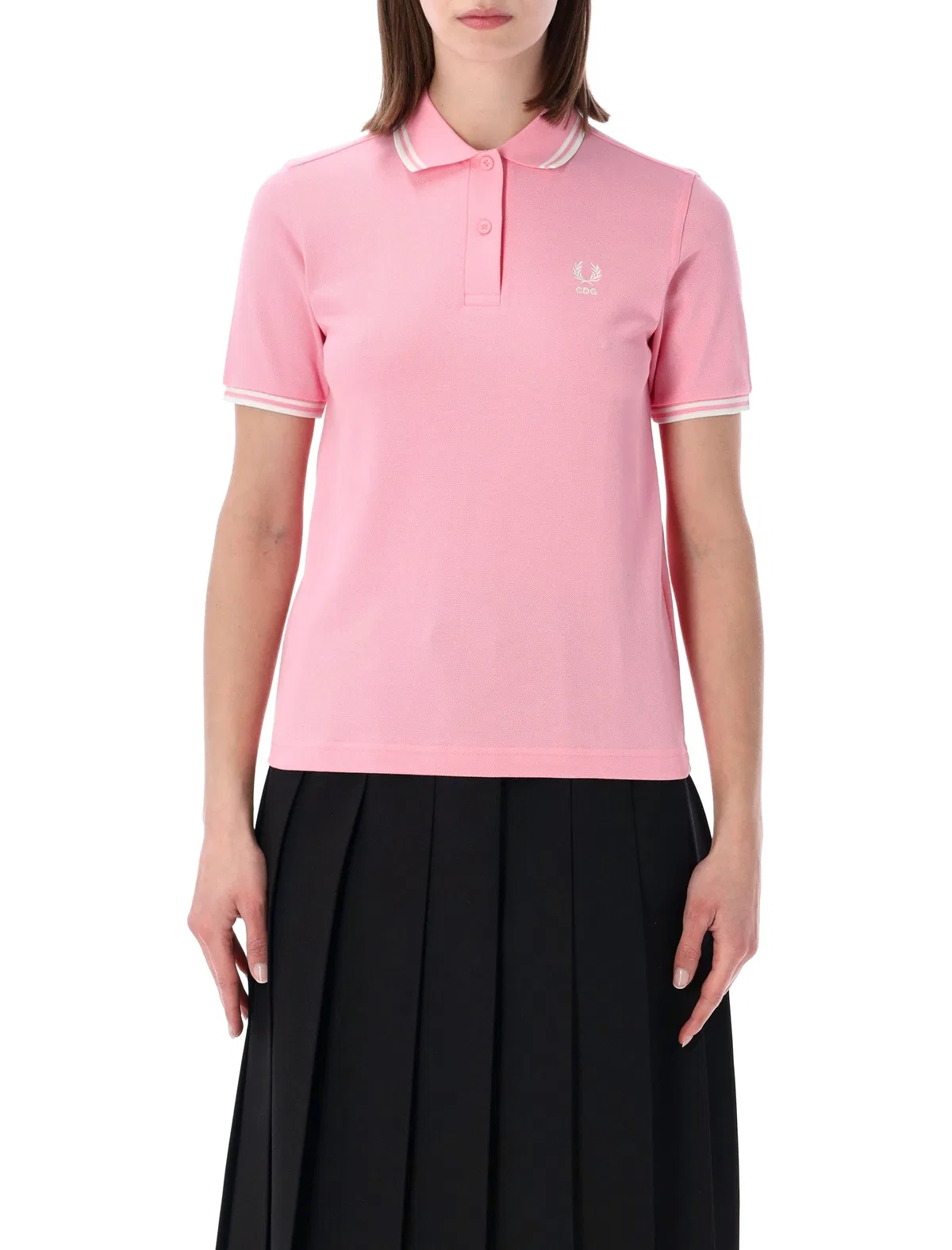 Comme Des Garçons Girl Pink Fred Perry Polo