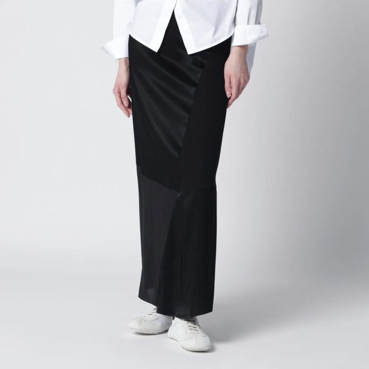 6397 Black Patchwork Skirt