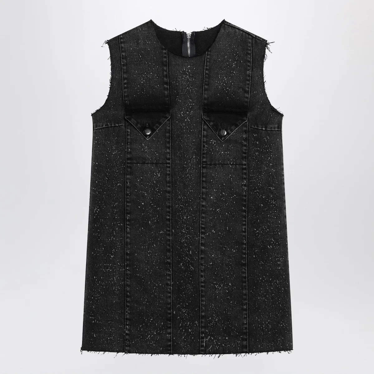Namacheko Dark Grey Mini Dress In Denim