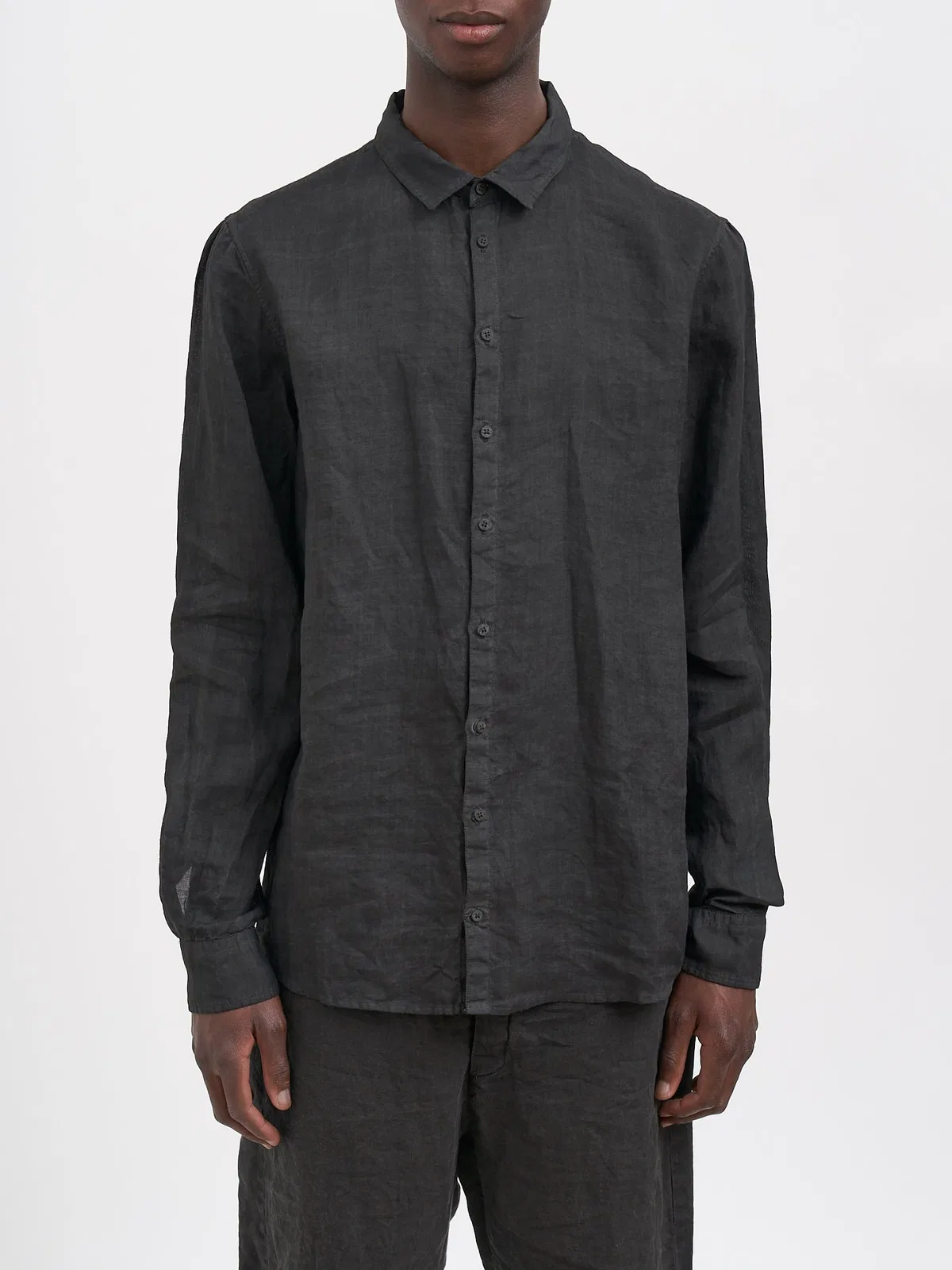 Poeme Bohemien Regular Linen Shirt