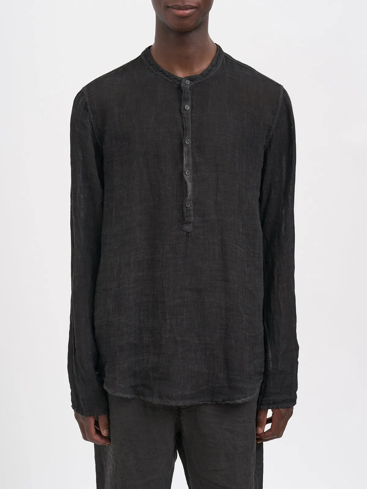 Poeme Bohemien Linen Kaftan Shirt