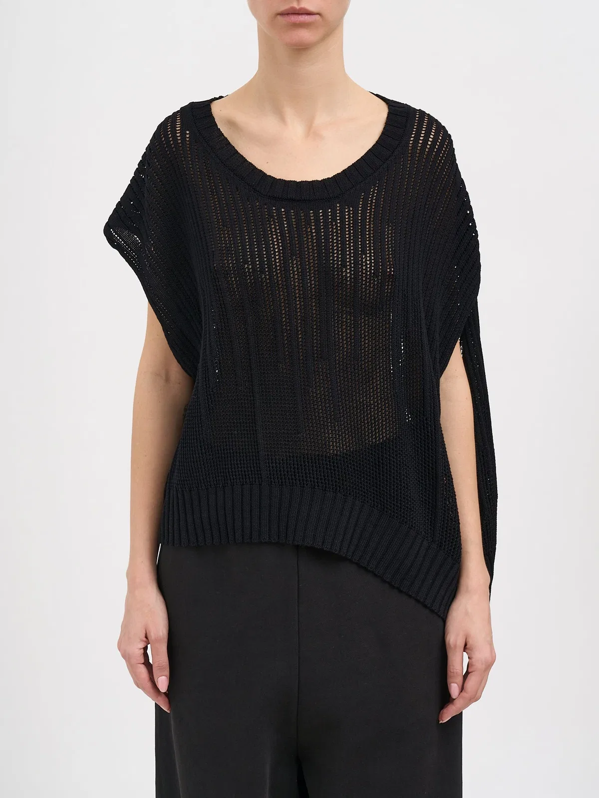 Serienumerica Boxed Neck Vest