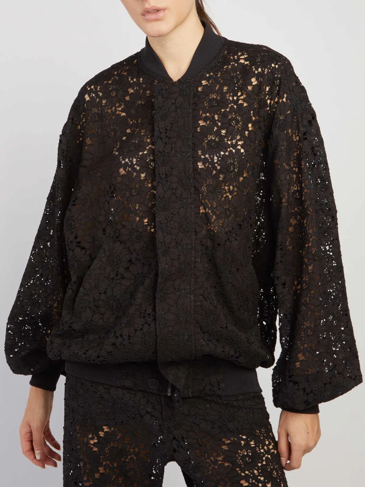 Federica tosi Lace Bomber Jacket