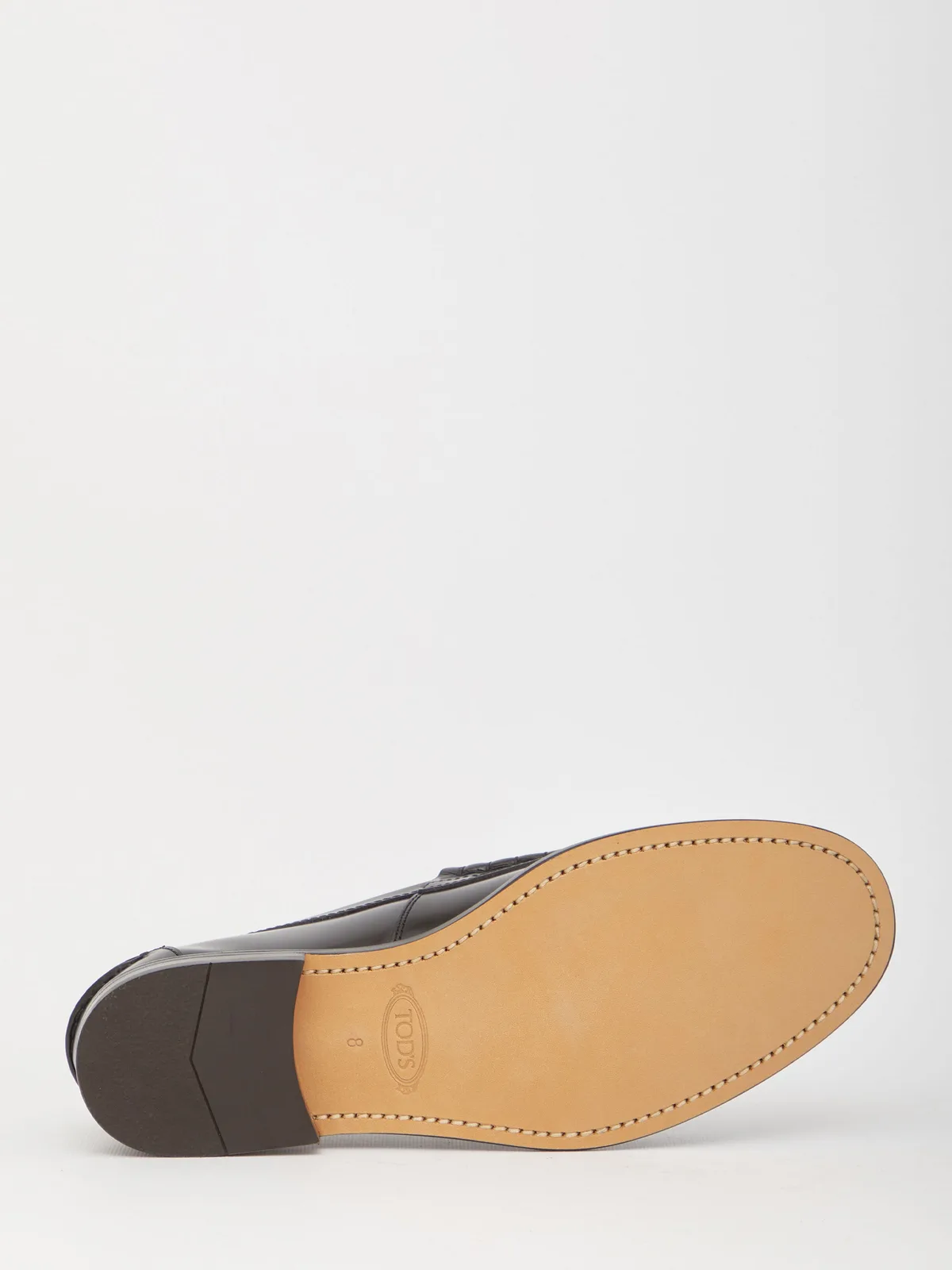 Tod's Black Leather Loafers