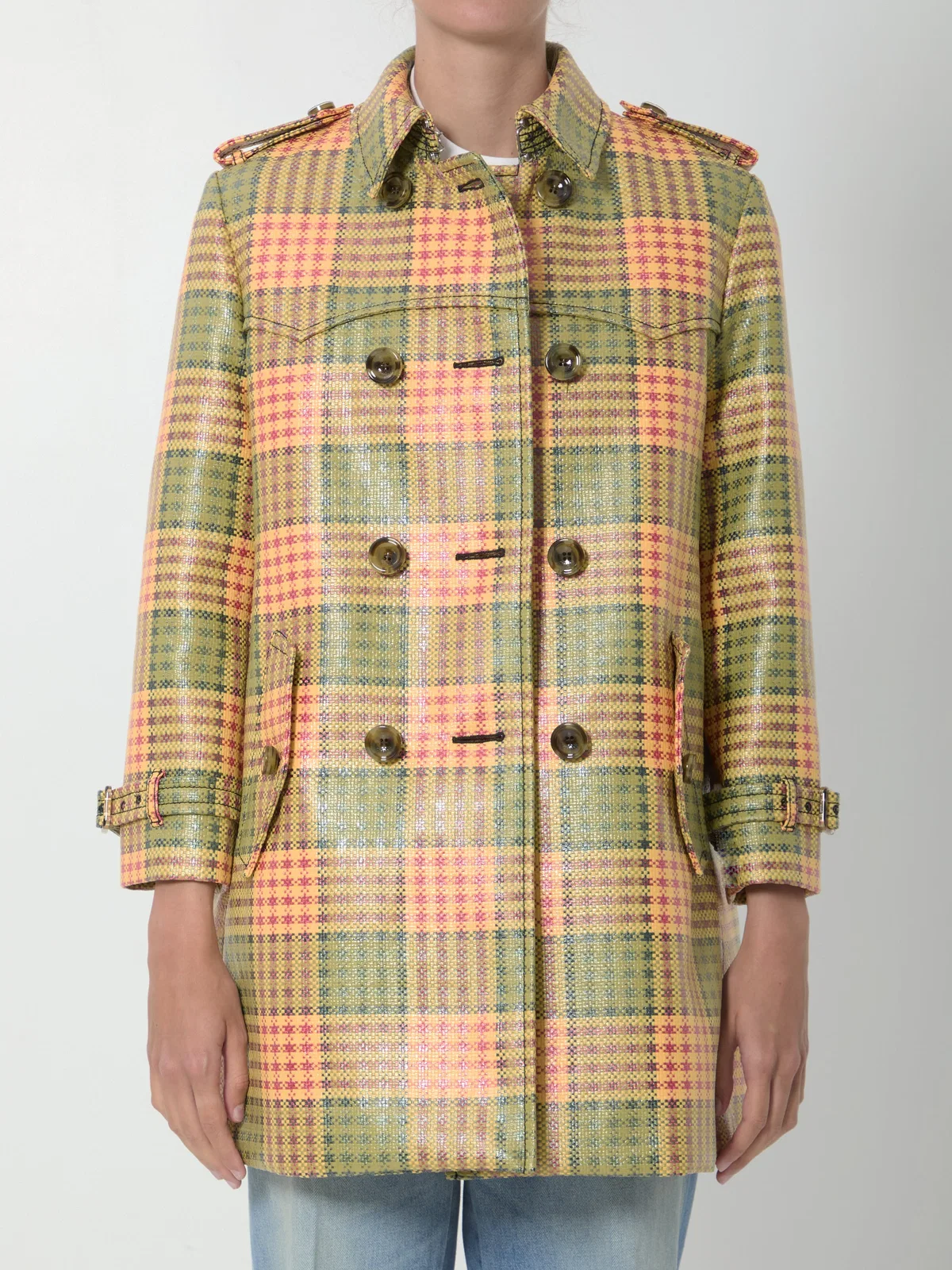 Burberry Short Check Summerside Trench