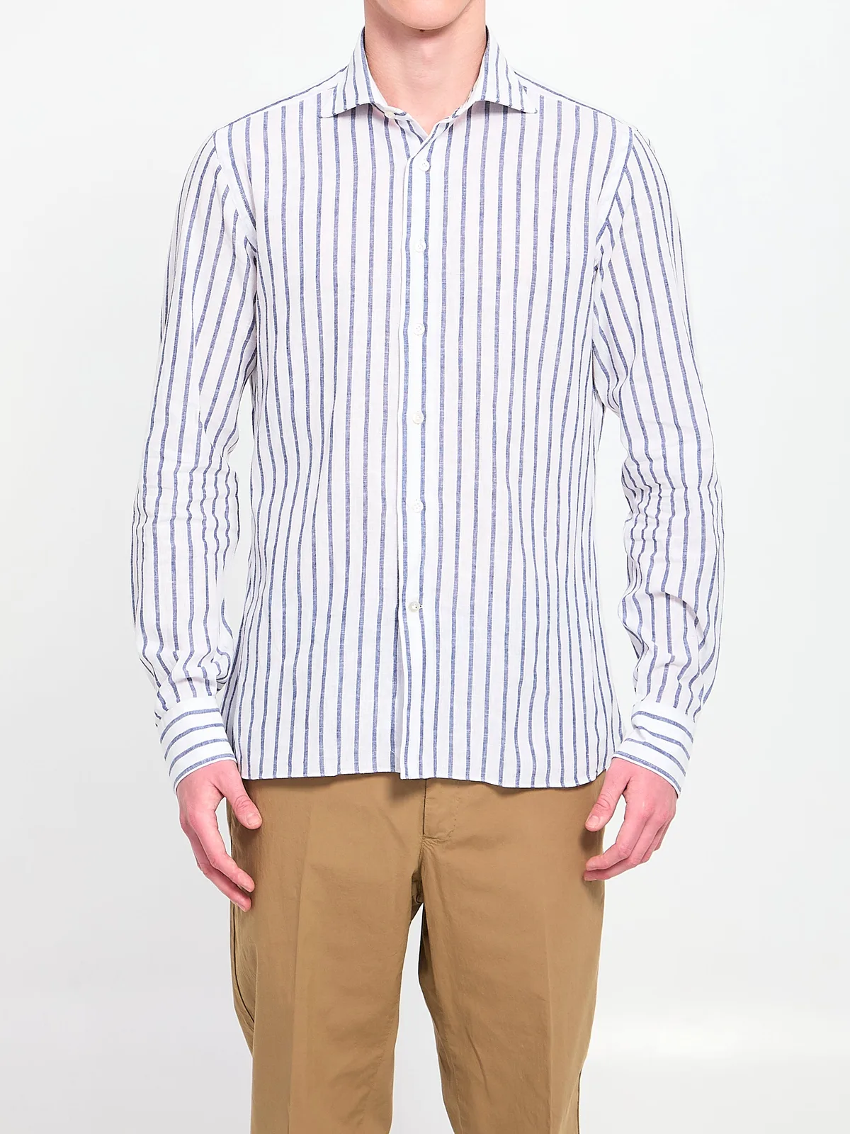 Borriello Striped Marechiaro Shirt In Cotton