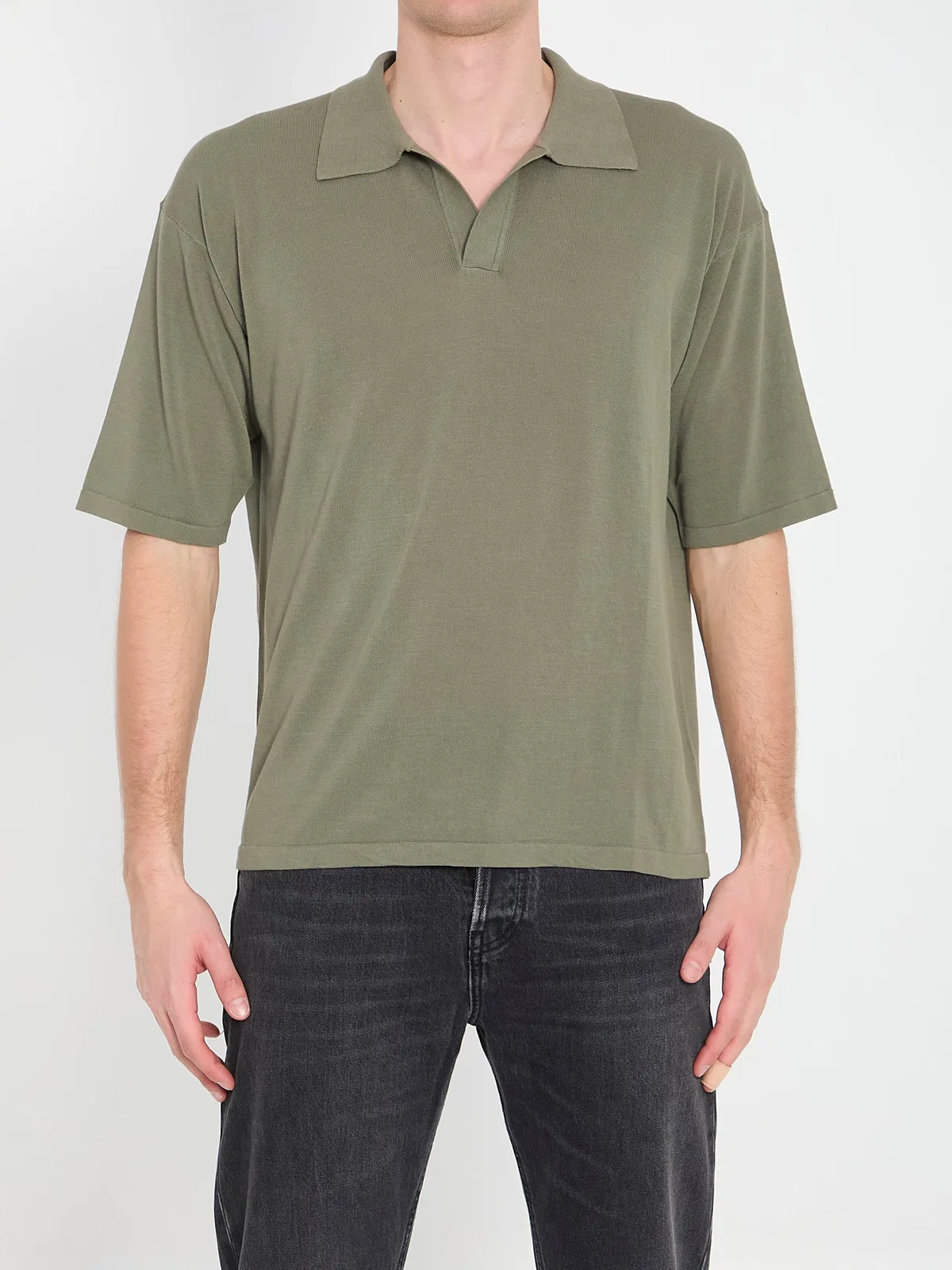 Roberto collina Cotton Polo Shirt