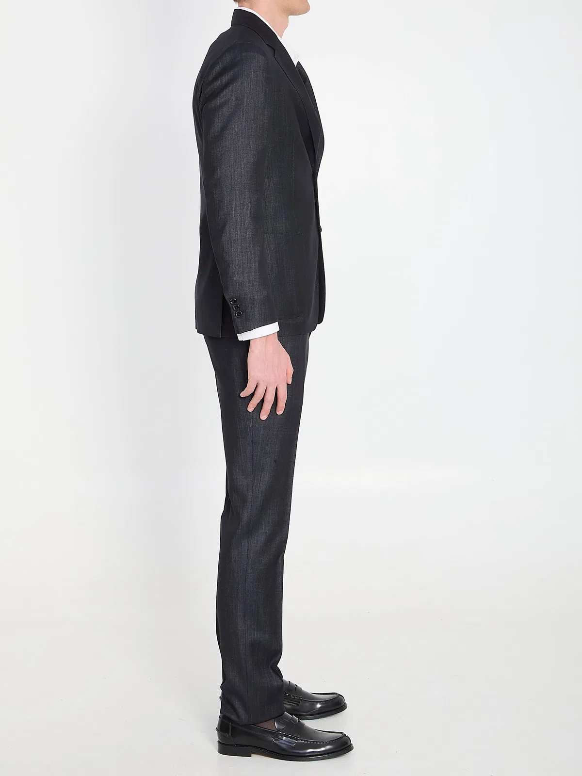 Lardini Single-Breasted Wool Blend Suit