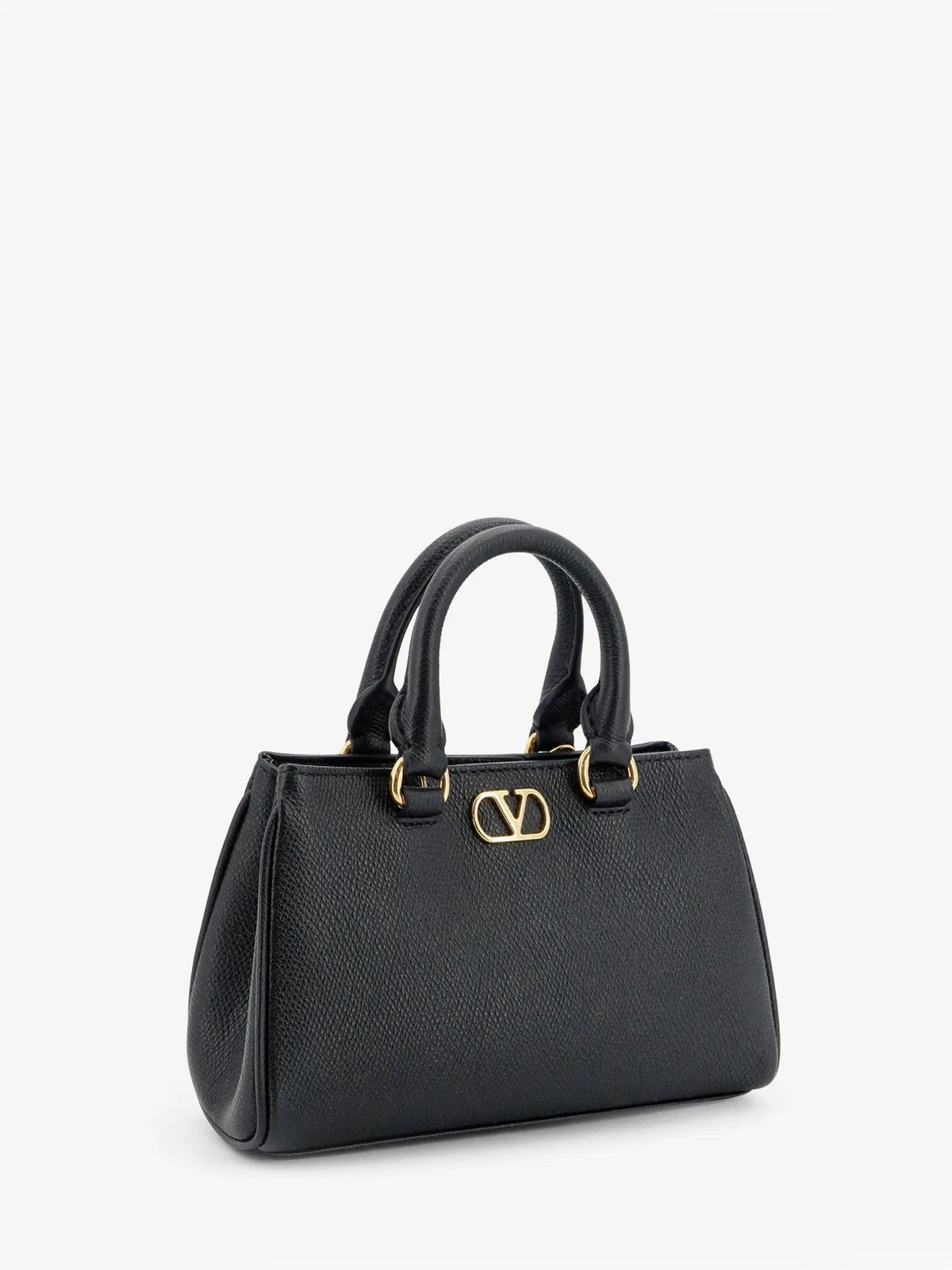 Valentino Garavani Vlogo Signature Mini Bag In Grainy Calfs