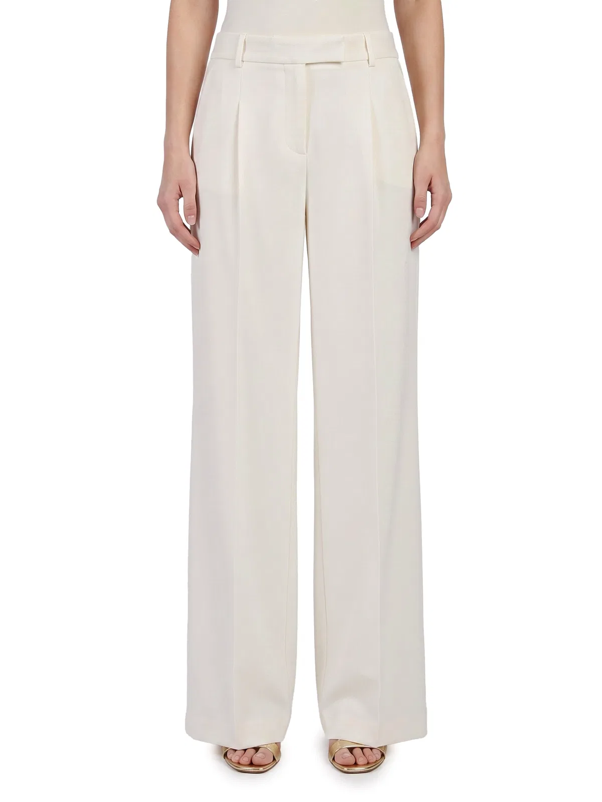 Federica tosi Wide-Leg Cady Trousers