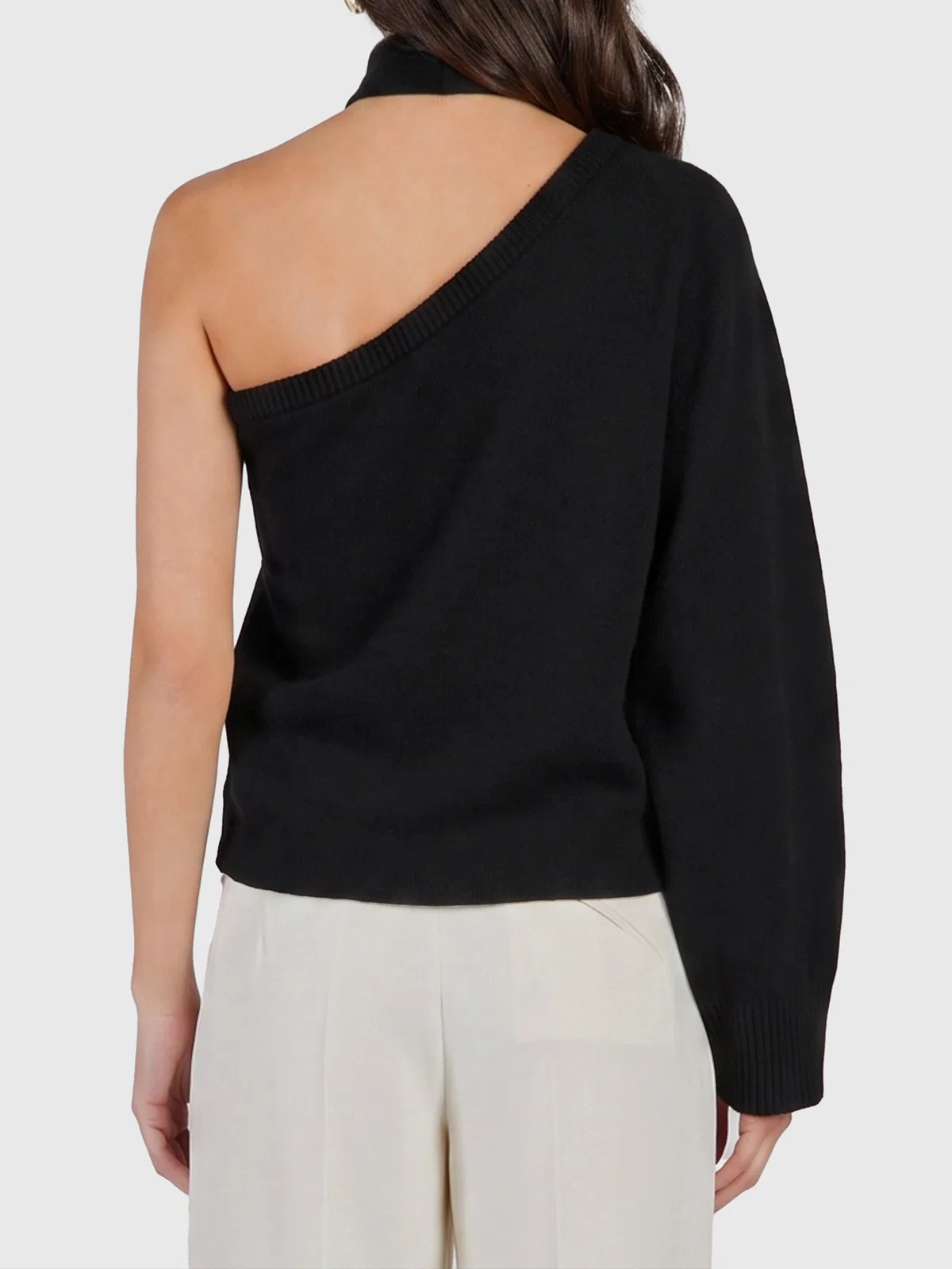 Federica tosi One-Shoulder Top With Scarf Detail