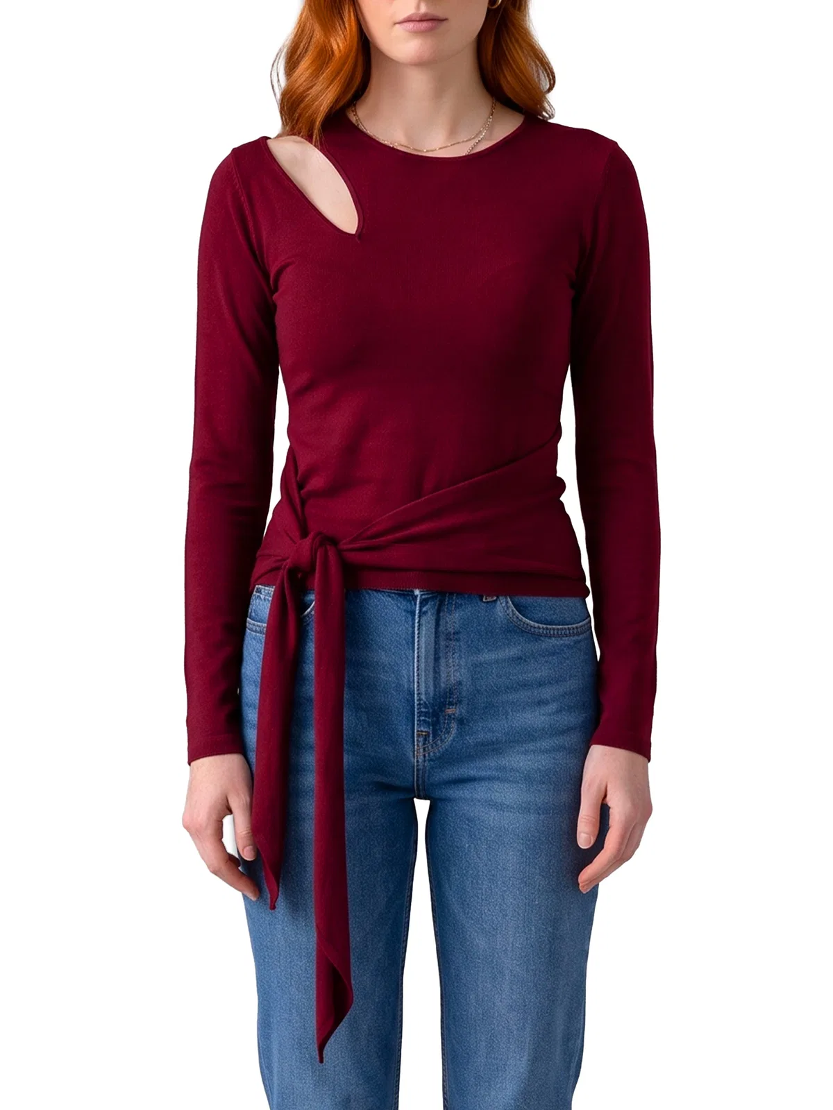 Federica tosi Cut-Off Top With Sash