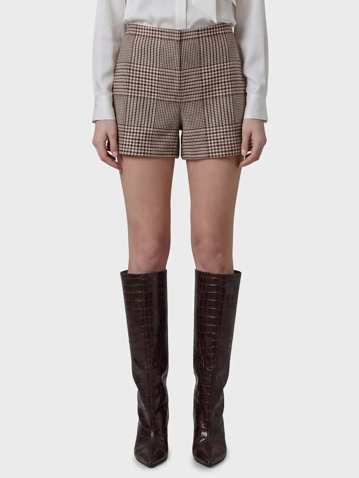 Federica tosi Glen Plaid Shorts