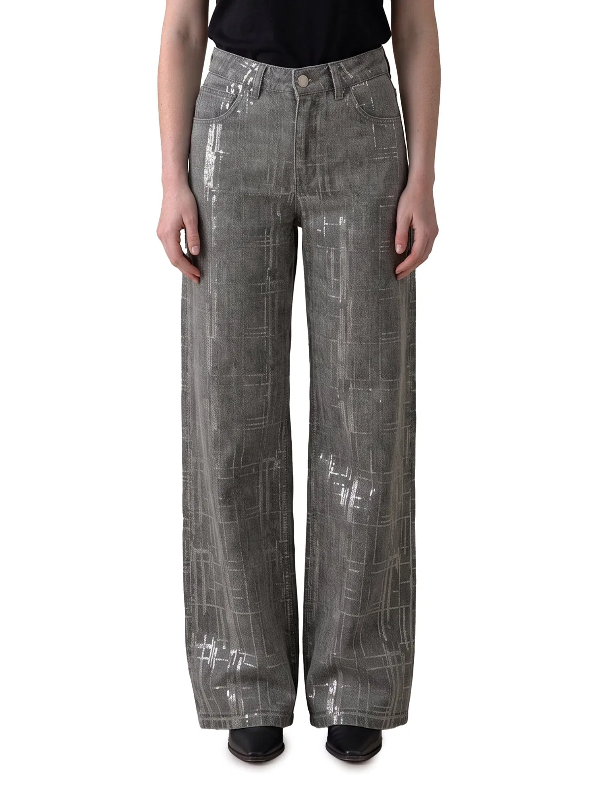 Federica tosi Jeans With Sequin Embroidery