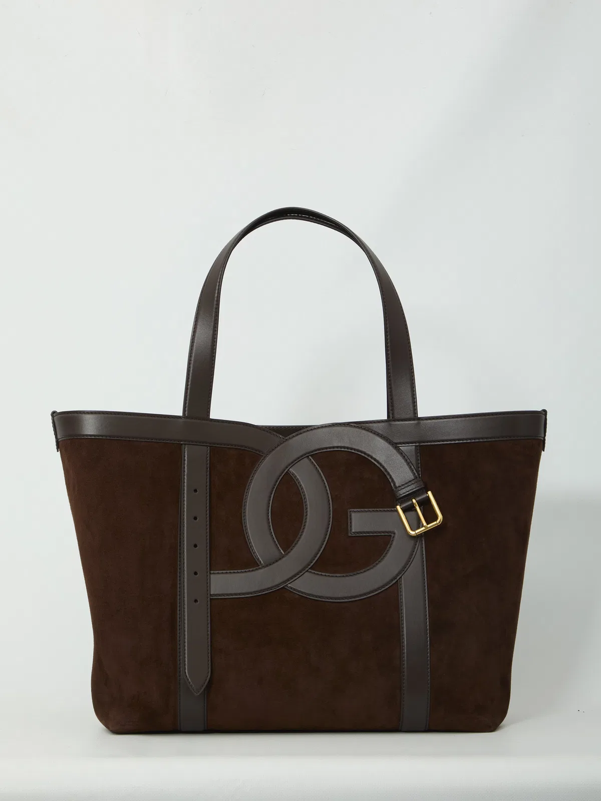 Dolce Gabbana Dolce&Gabbana Suede Leather Shopping Bag
