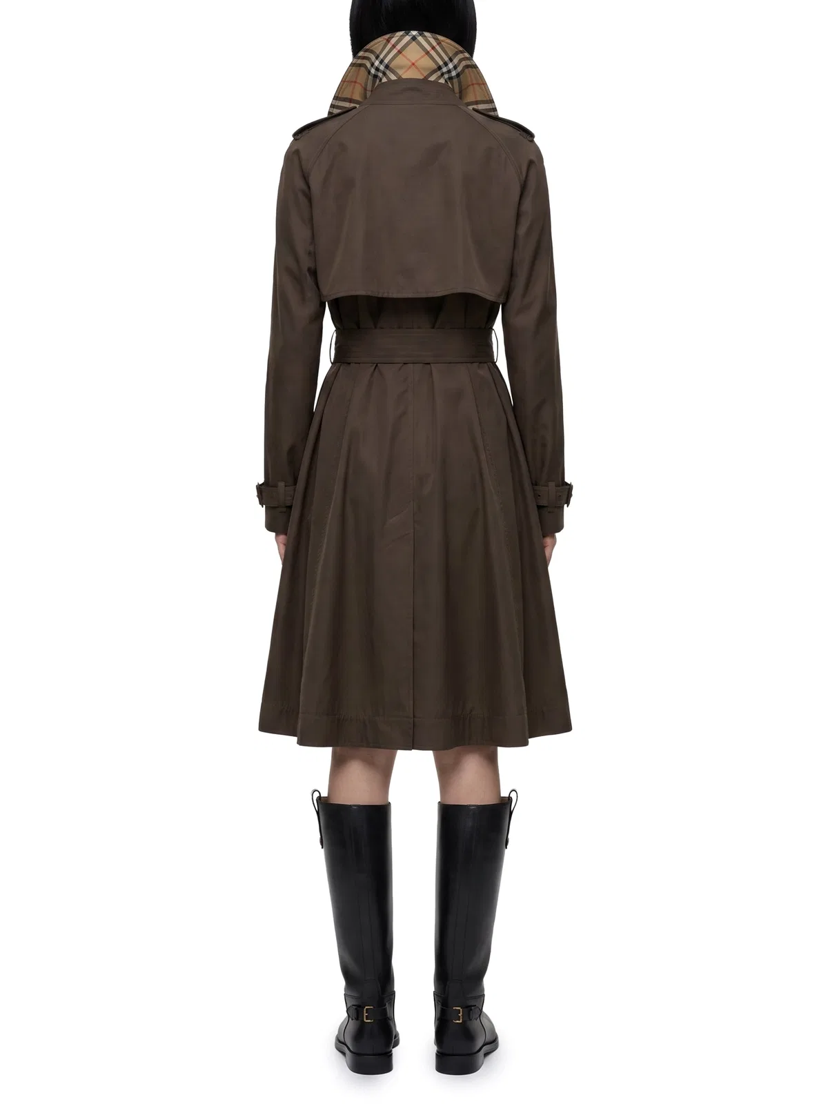 Burberry Long Pembury Trench Coat In Gabardine