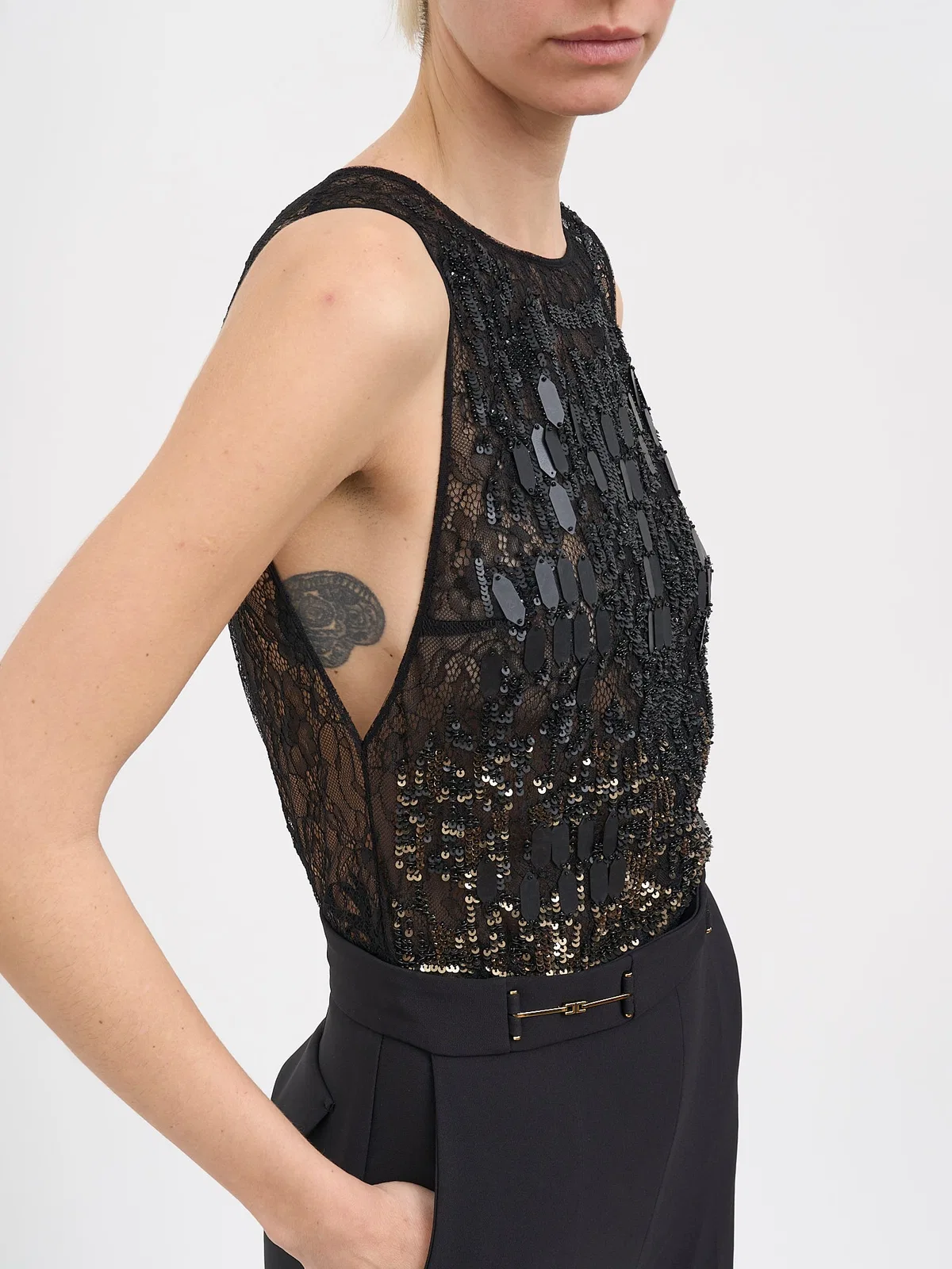 Elisabetta Franchi Embroidered Jumpsuit
