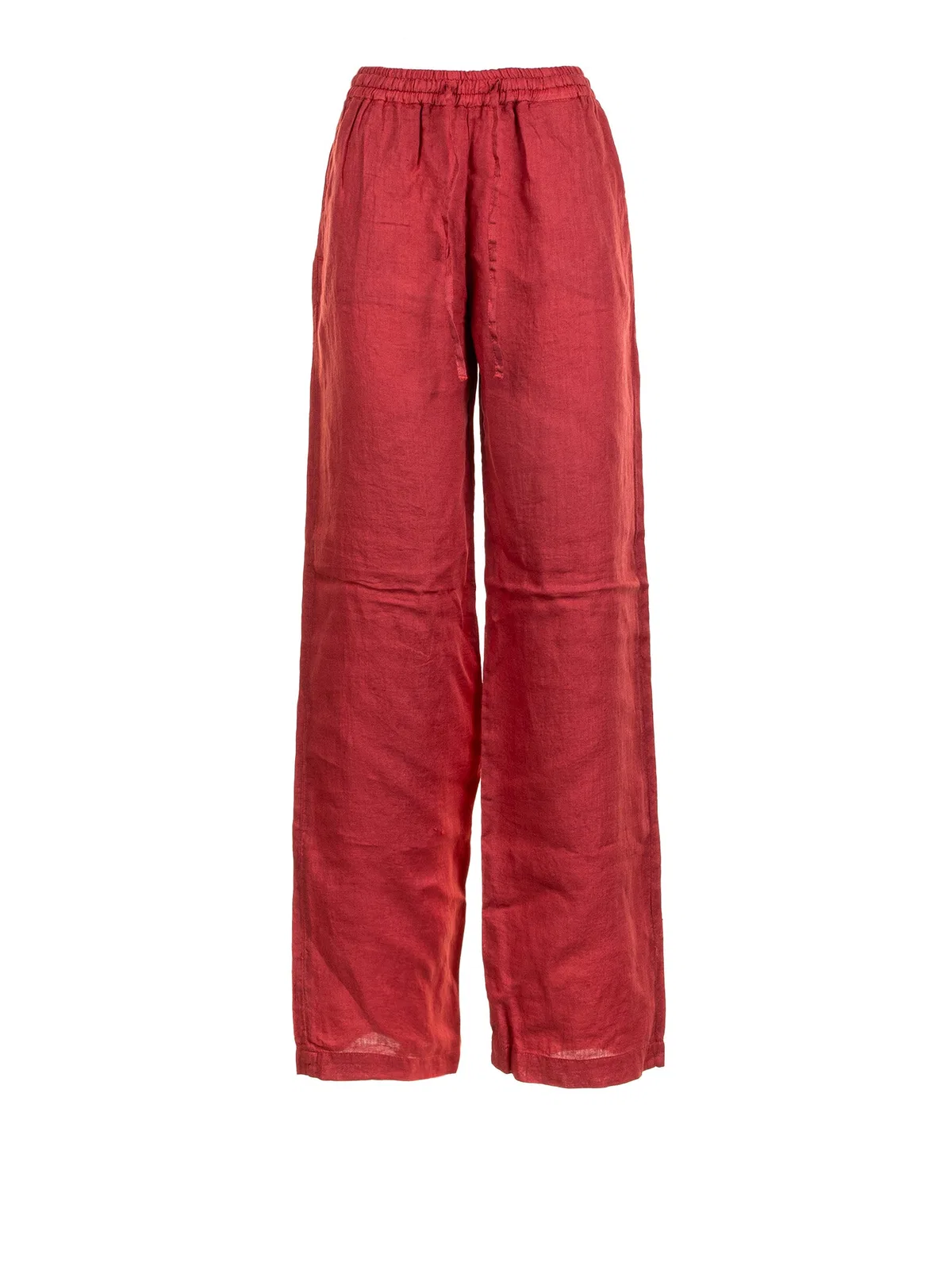 Fay High-Waisted Trousers Coral