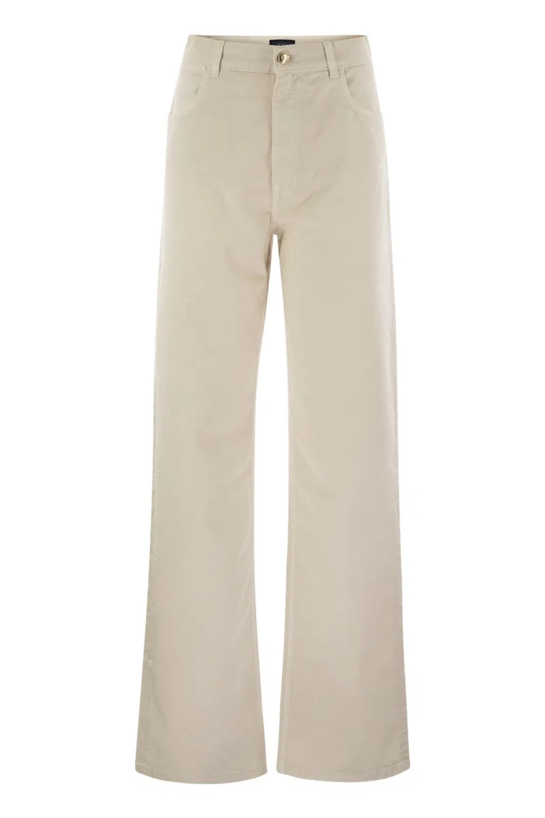 Fay 5-Pocket Trousers In Stretch Cotton Dril