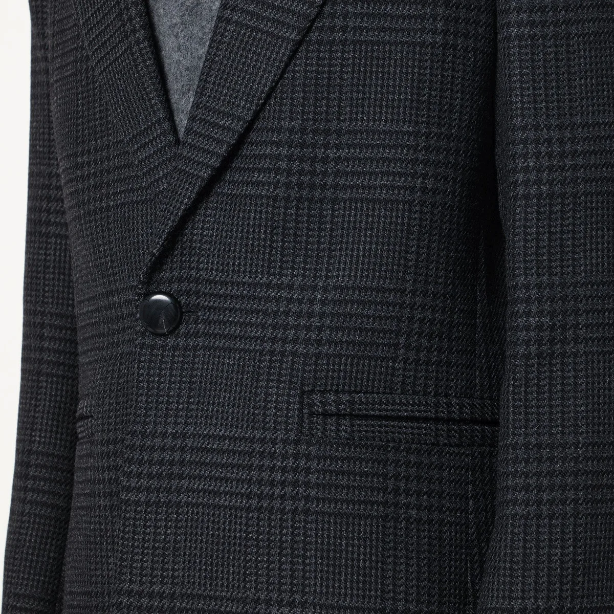 Namacheko Black Melange Prince Of Wales Jacket