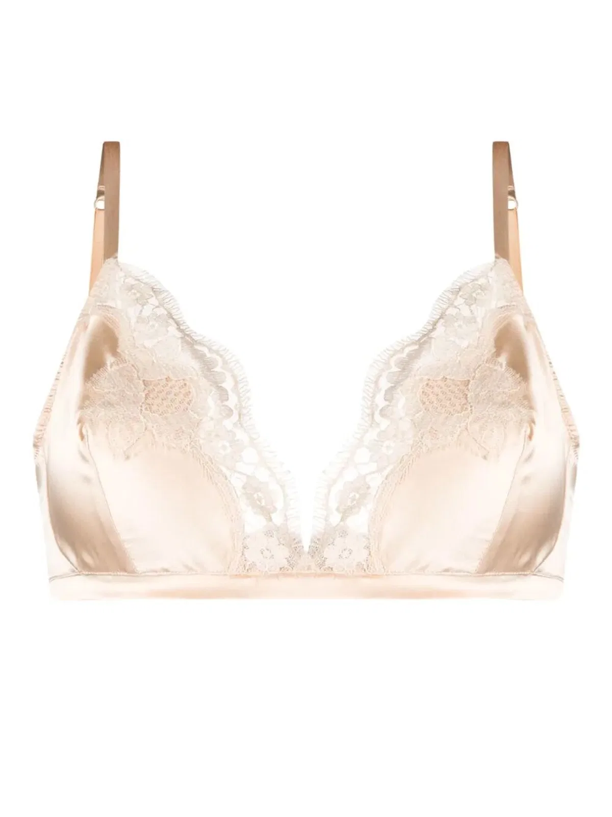 Dolce Gabbana Dolce & Gabbana Soft-Cup Satin Bra With 