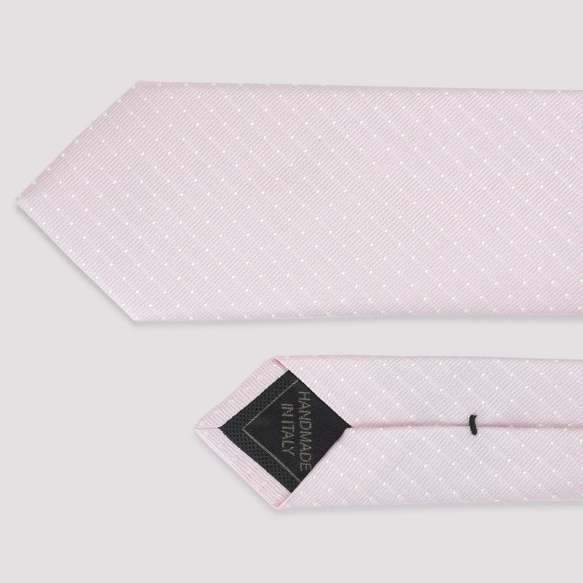 Brioni Pink Standard 7X150 Cotton And Silk Tie