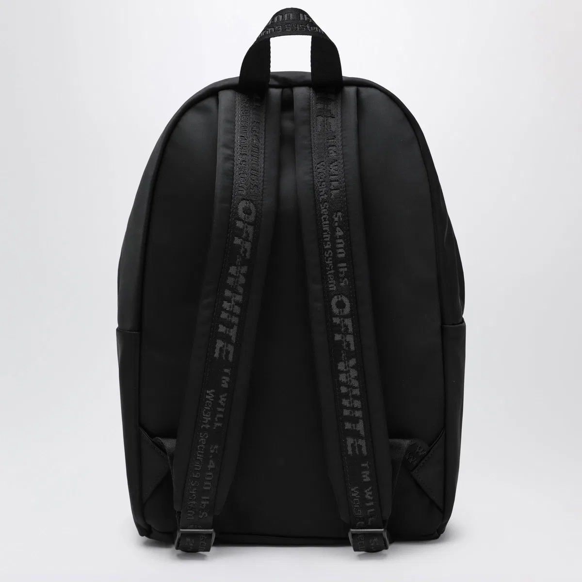 Off-White Off-Whiteโข Black Backpack With Logo Prin