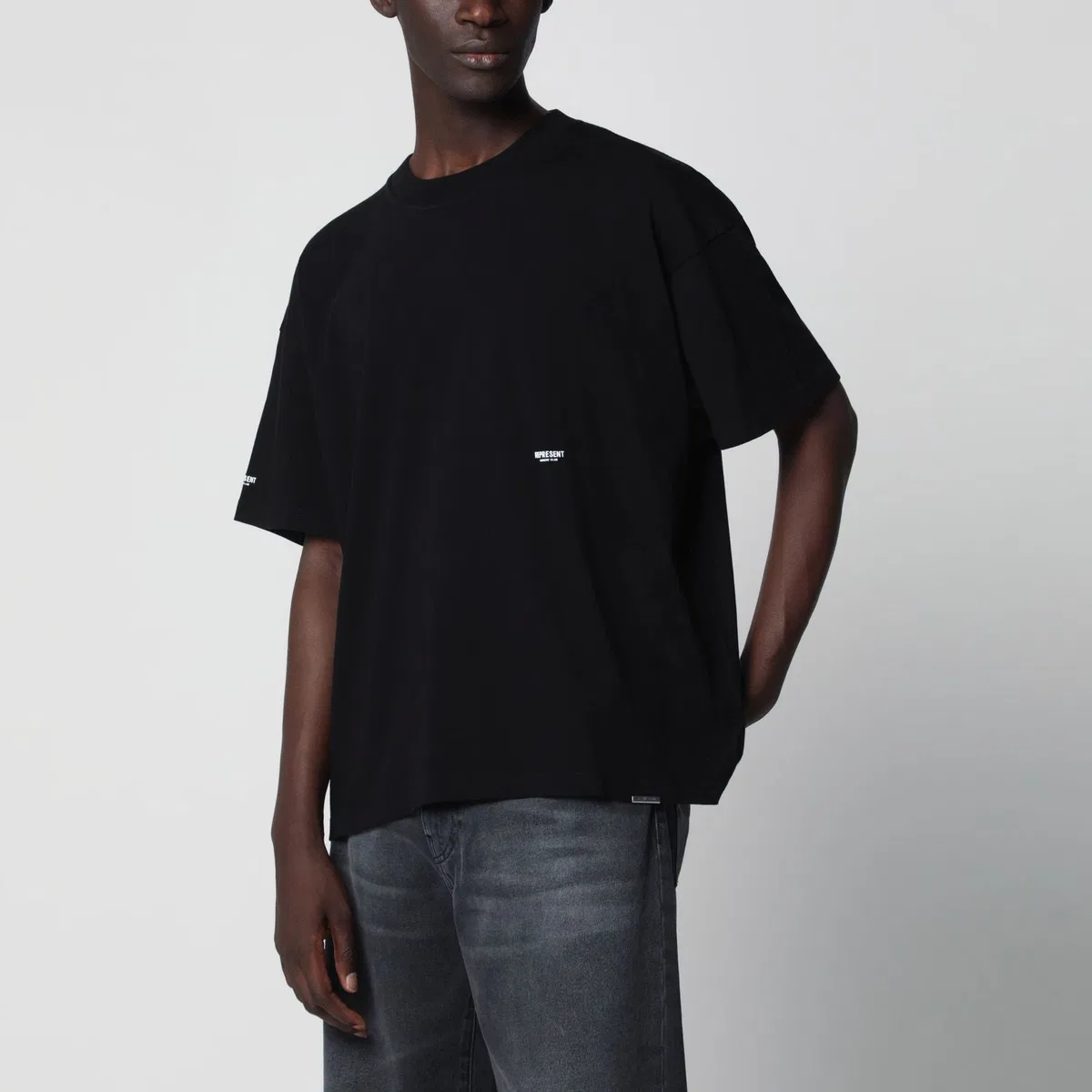 Represent Black Micro Owners Club Cotton Tshirt