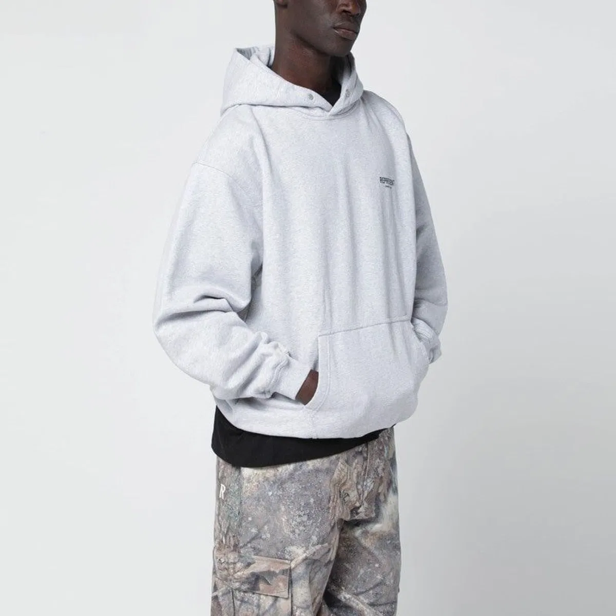 Represent Grey Oversized Hoodie