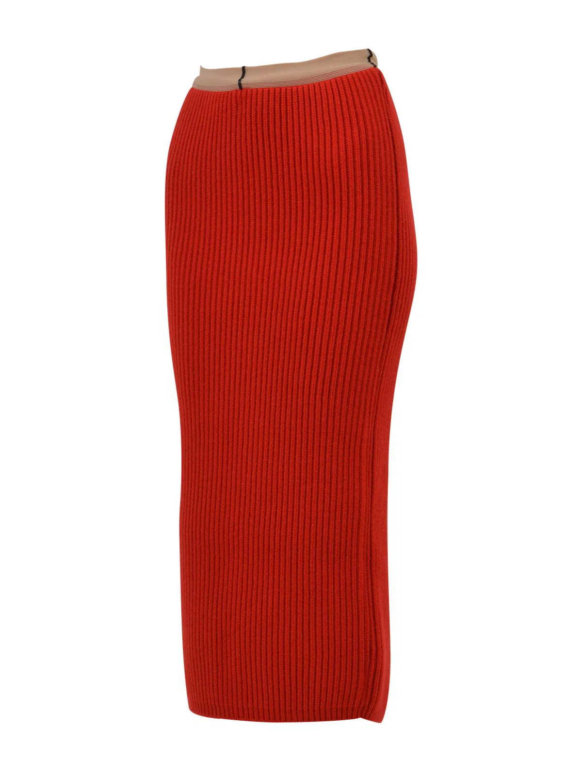 Calvin Klein 205w39nyc Rib-Knit Midi Skirt