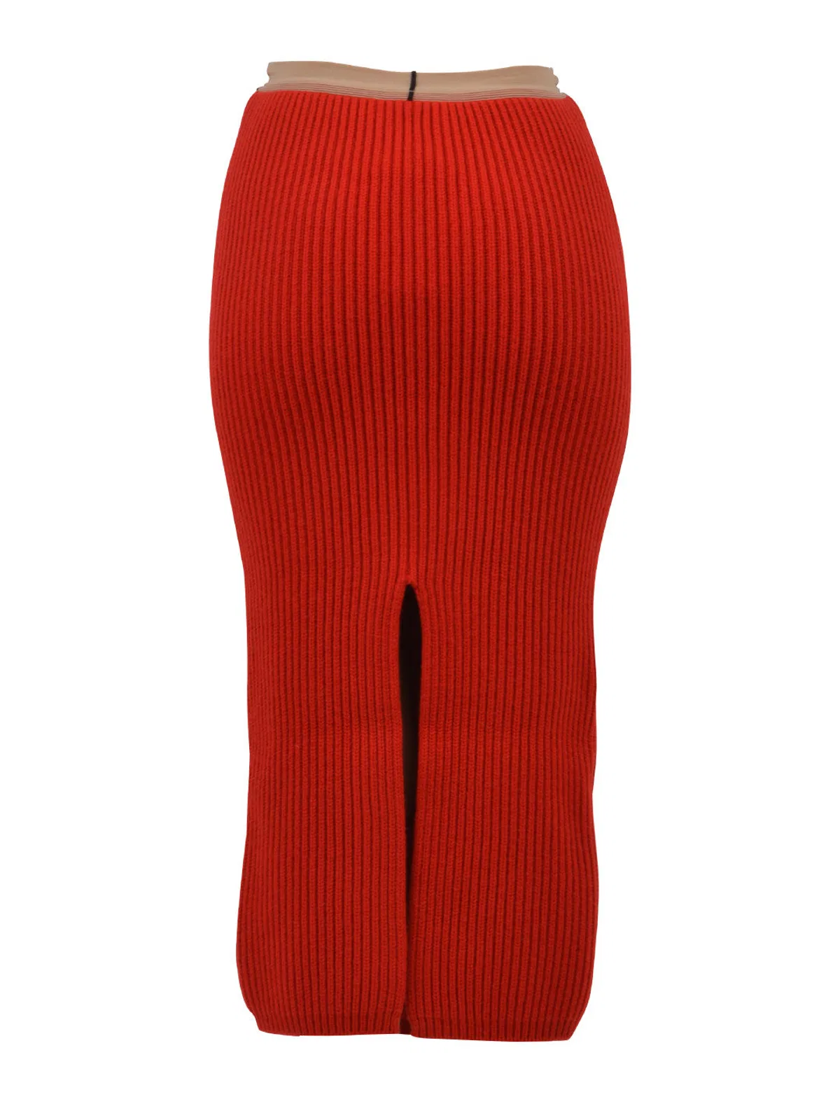Calvin Klein 205w39nyc Rib-Knit Midi Skirt
