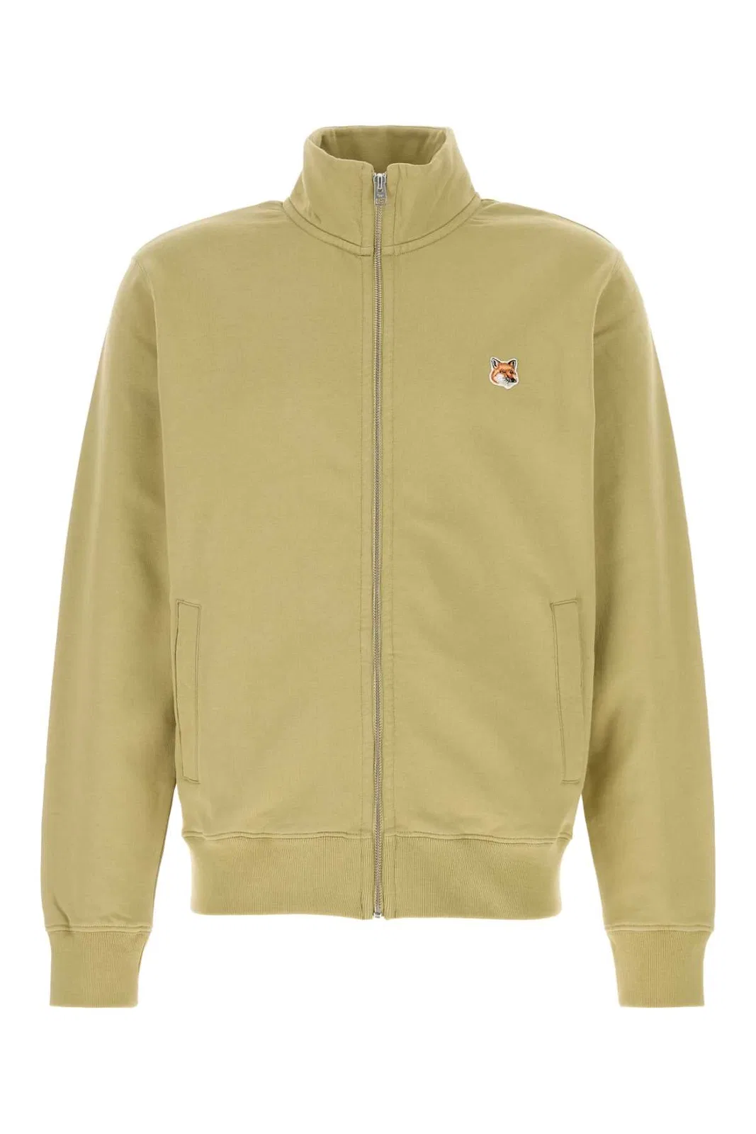 Maison Kitsune Maison Kitsuné Sage Green Cotton Sweatsh