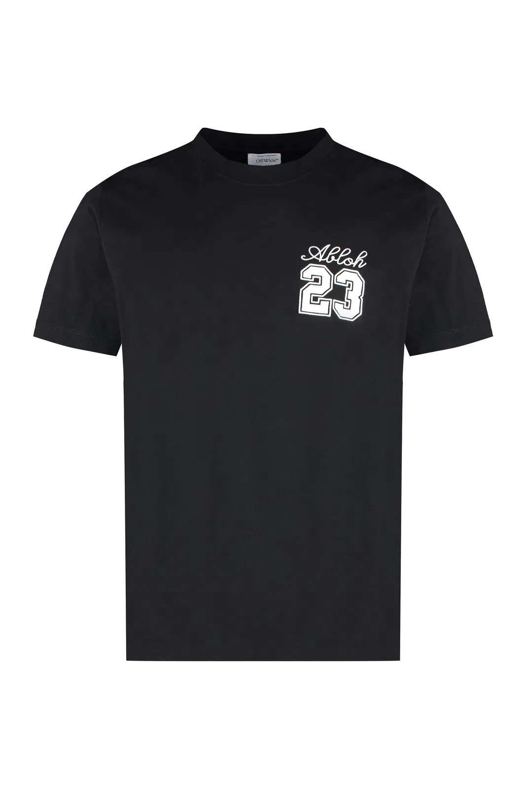 Off-White Cotton Crew-Neck T-Shirt