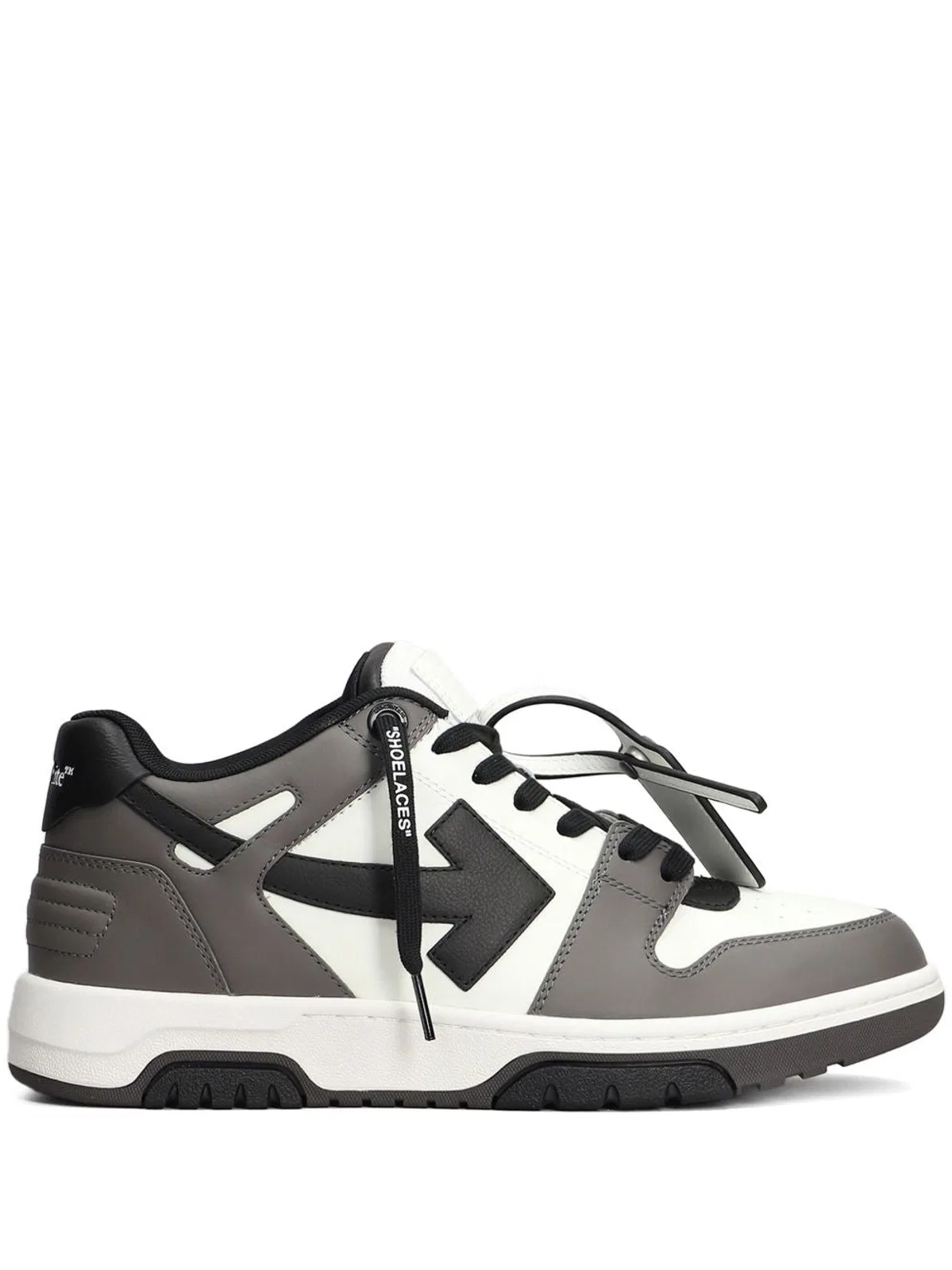 Off-White Out Of Office Sneakers In Dark Grey/Whit