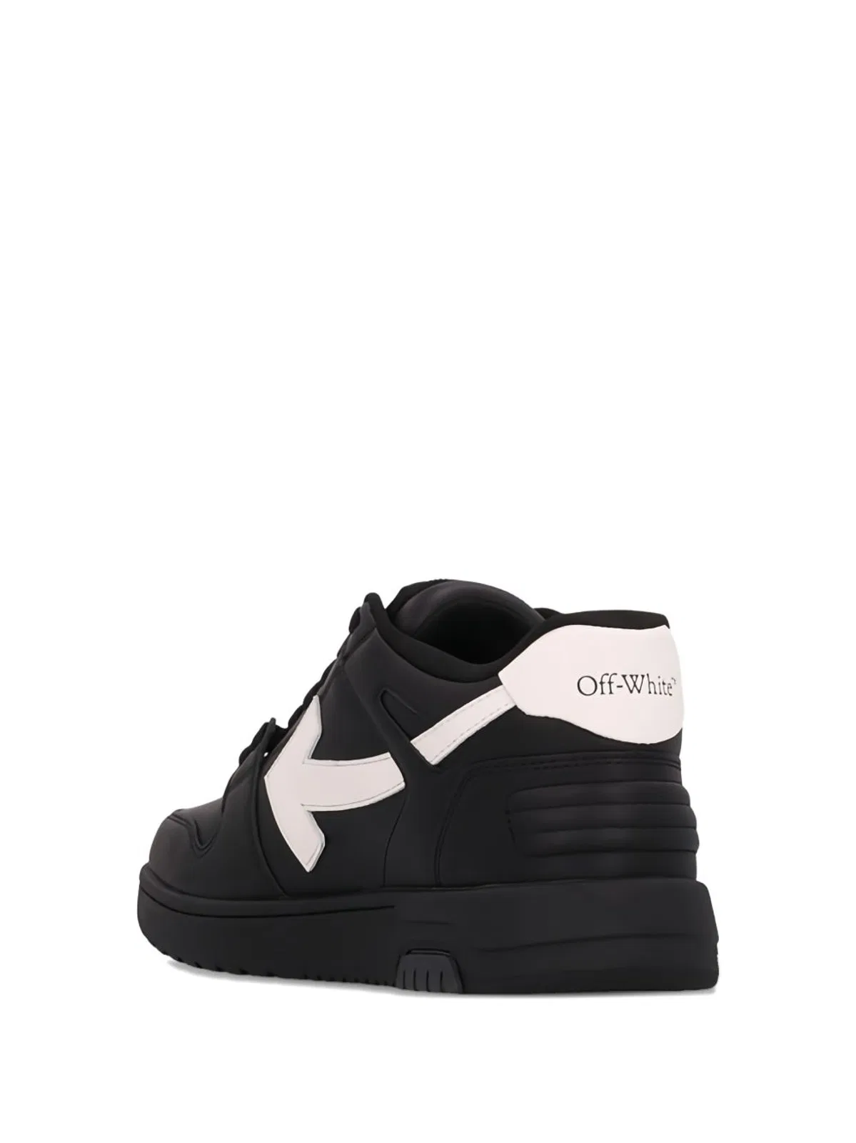 Off-White Out Of Office Sneakers In Black And Whit
