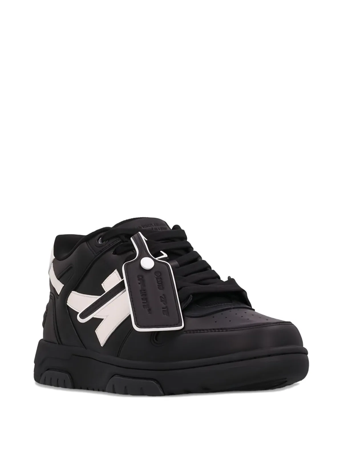 Off-White Out Of Office Sneakers In Black And Whit