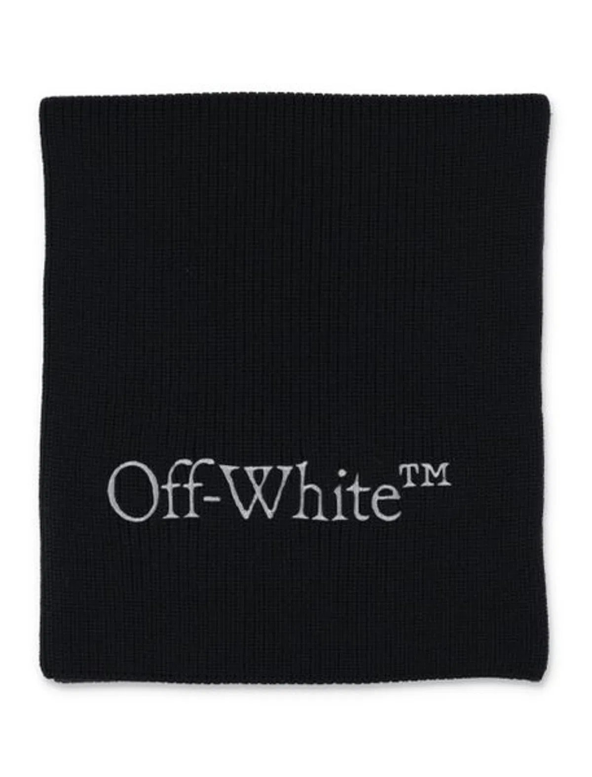 Off-White Virgin Wool Scarf