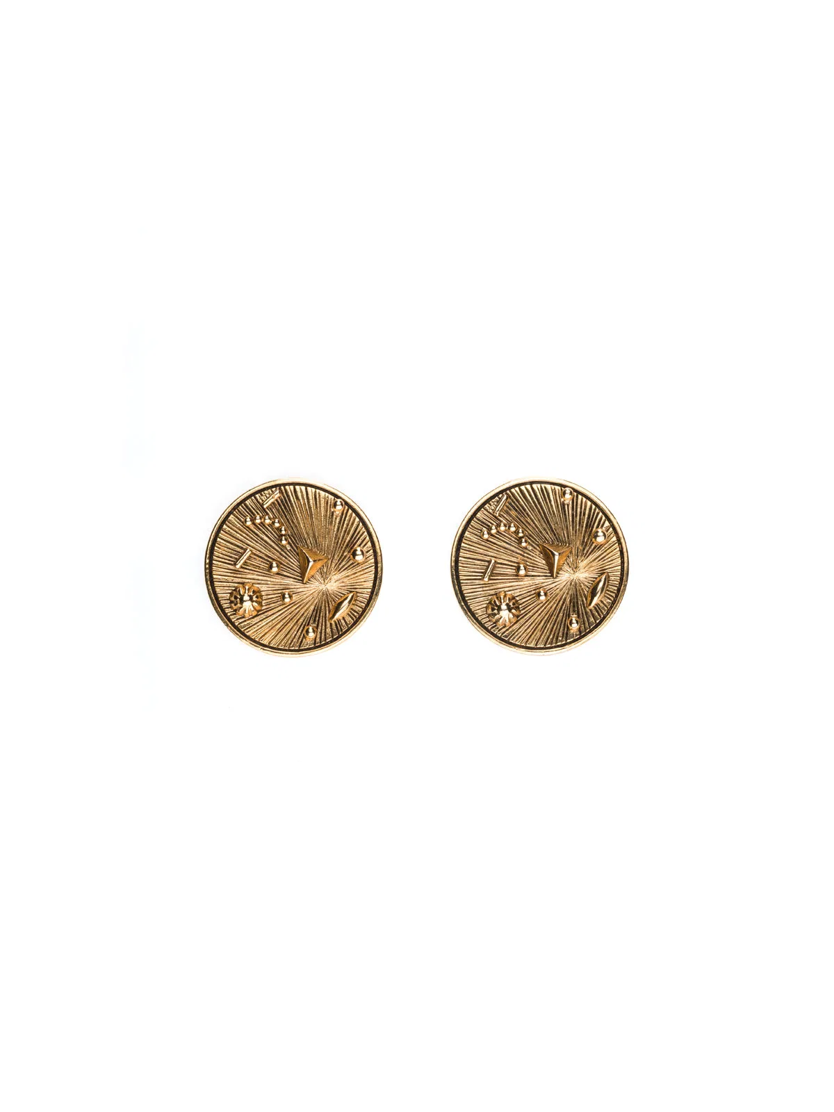 Thot Brass Earrings