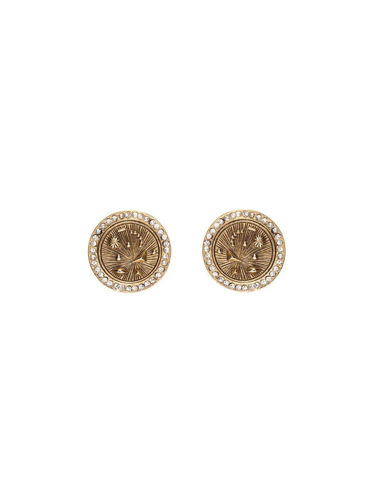 Thot Brass Earrings
