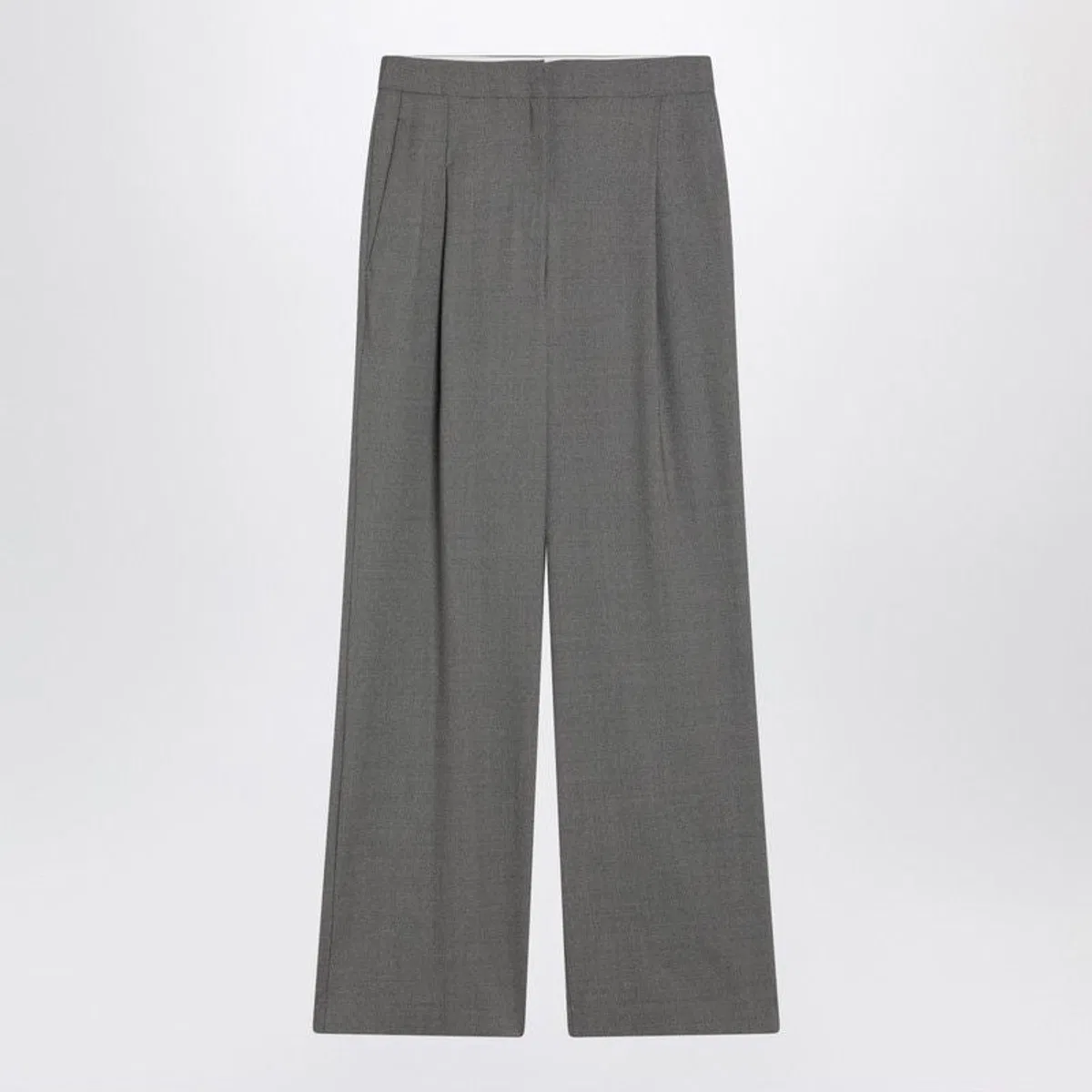Loulou Studio Wide Grey Wool Pants
