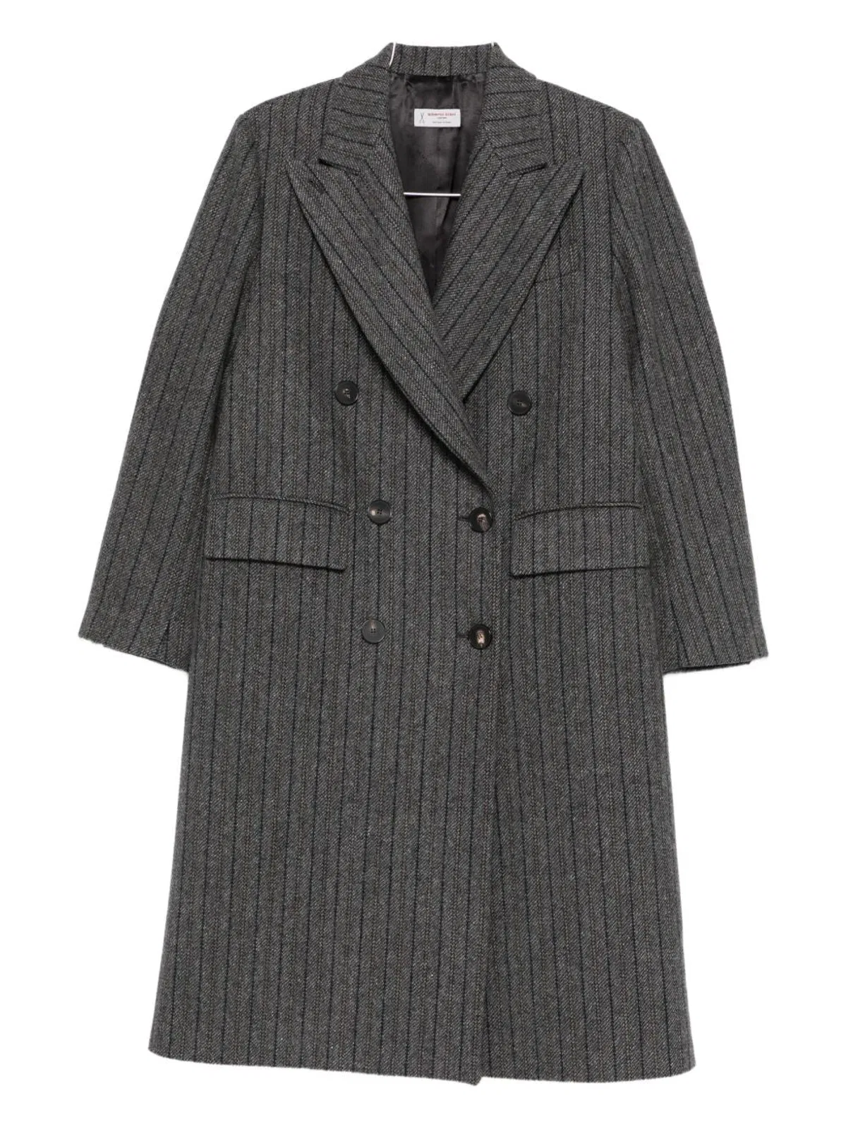 Alberto Biani Wool Double-Breasted Coat